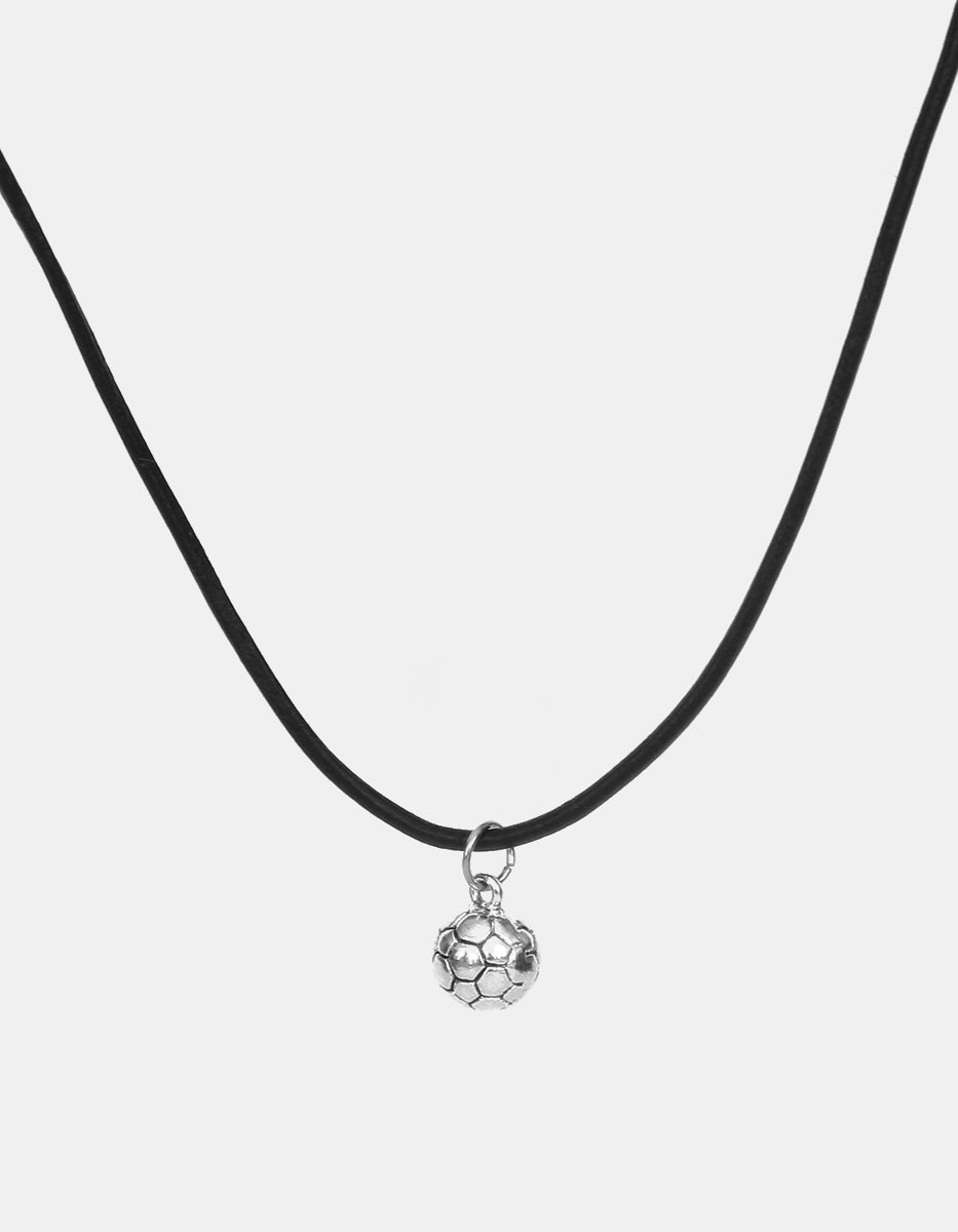 Collar México Infinito Balón de Plata .925 con Baño de Platino