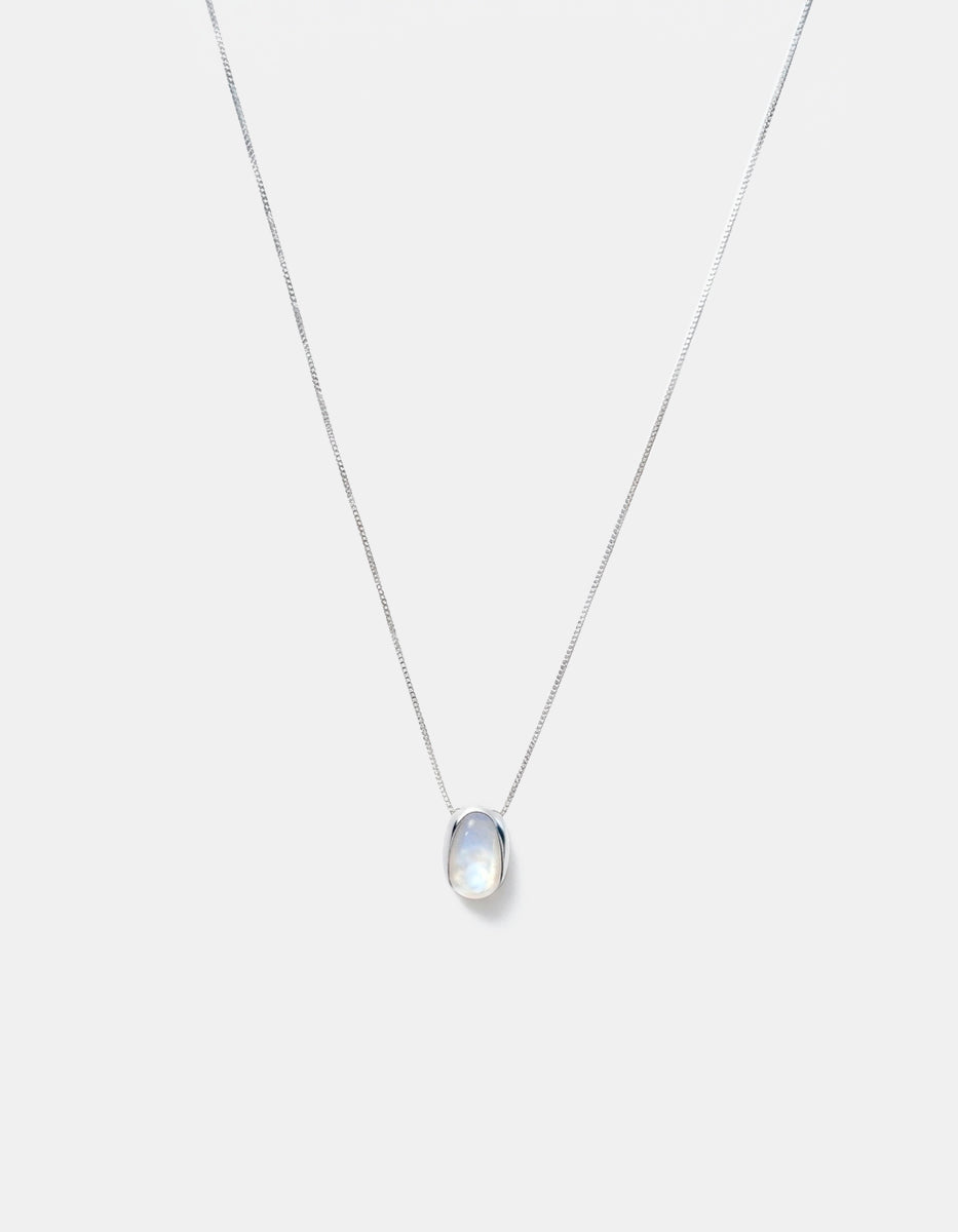 Dije de perla con collar de plata .925 con baño de rodio Marquesa