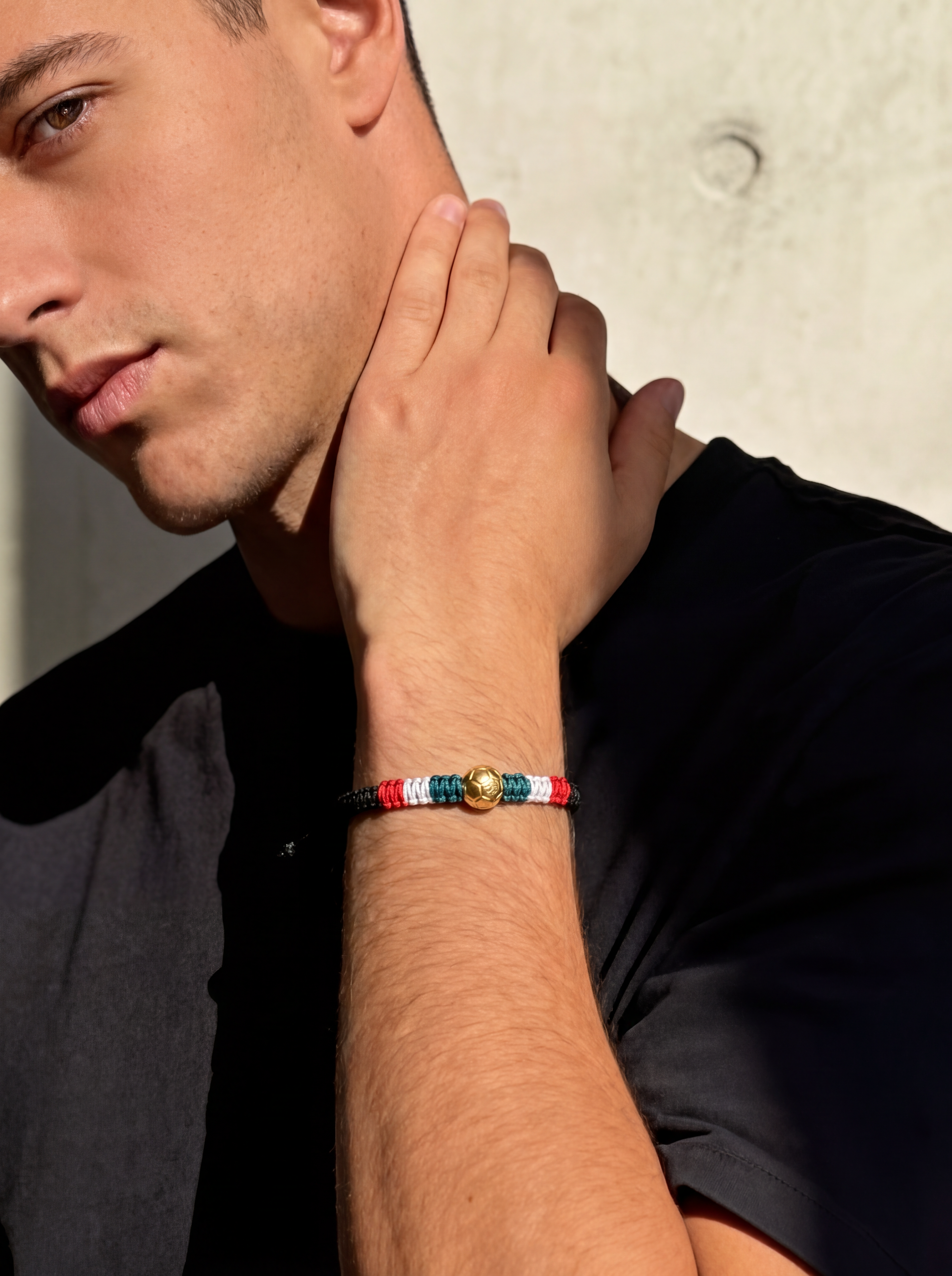 Pulsera Quetzalcóatl Balón de Plata de ley .925 con Baño de Oro 22kt