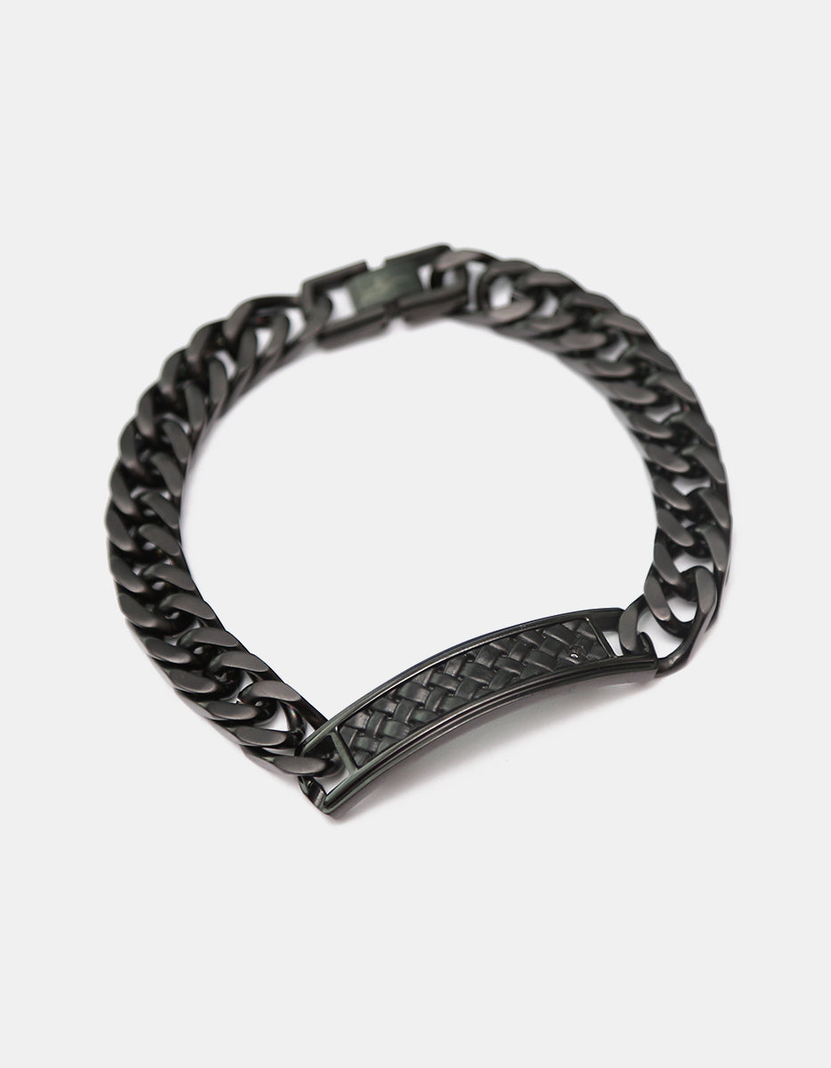 Pulsera de acero inoxidable en baño de tungsteno Nordic