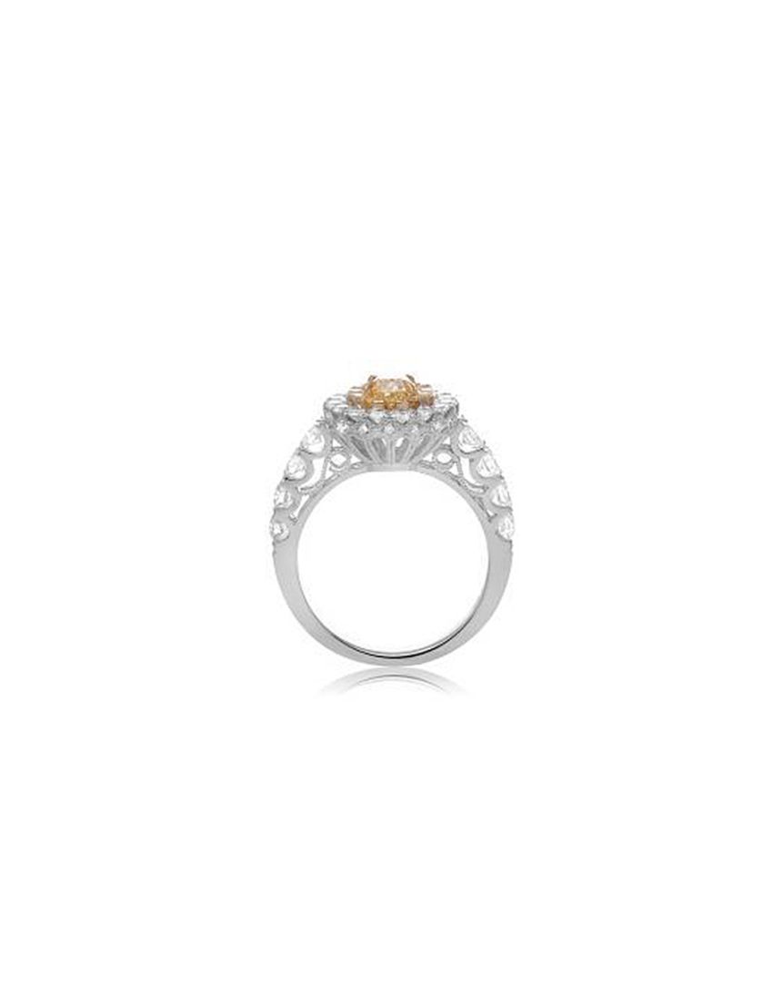 ANILLO ORO BLANCO & AMARILLO 18K