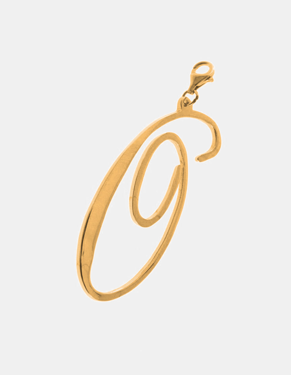 Dije con inicial O Pure Love