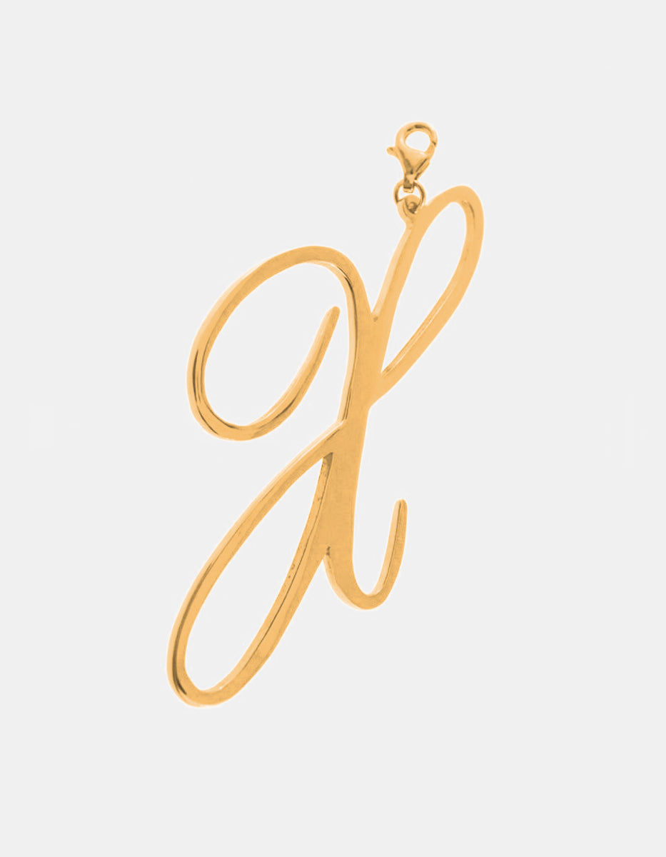 Dije con inicial X Pure Love