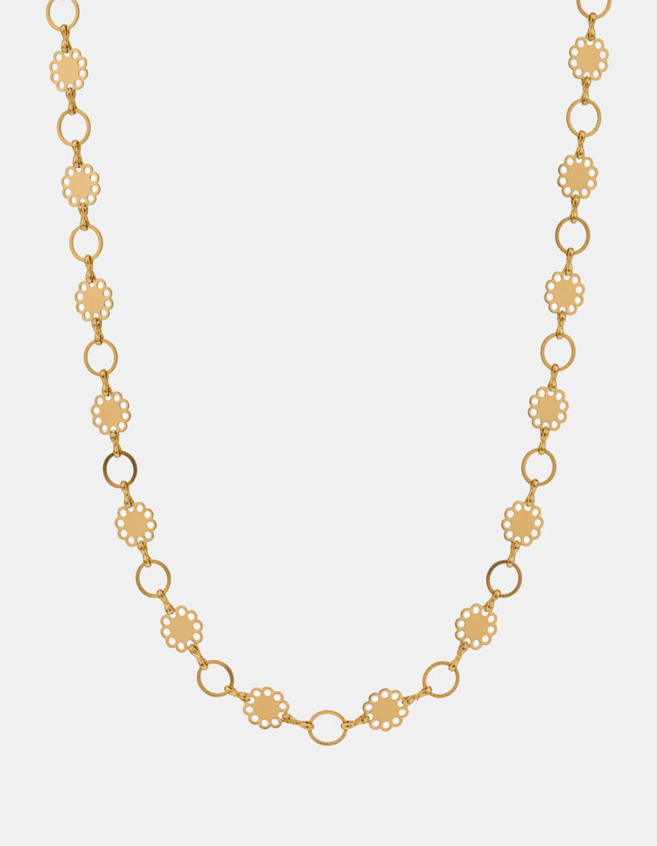 Collar baño oro 22kt Girly