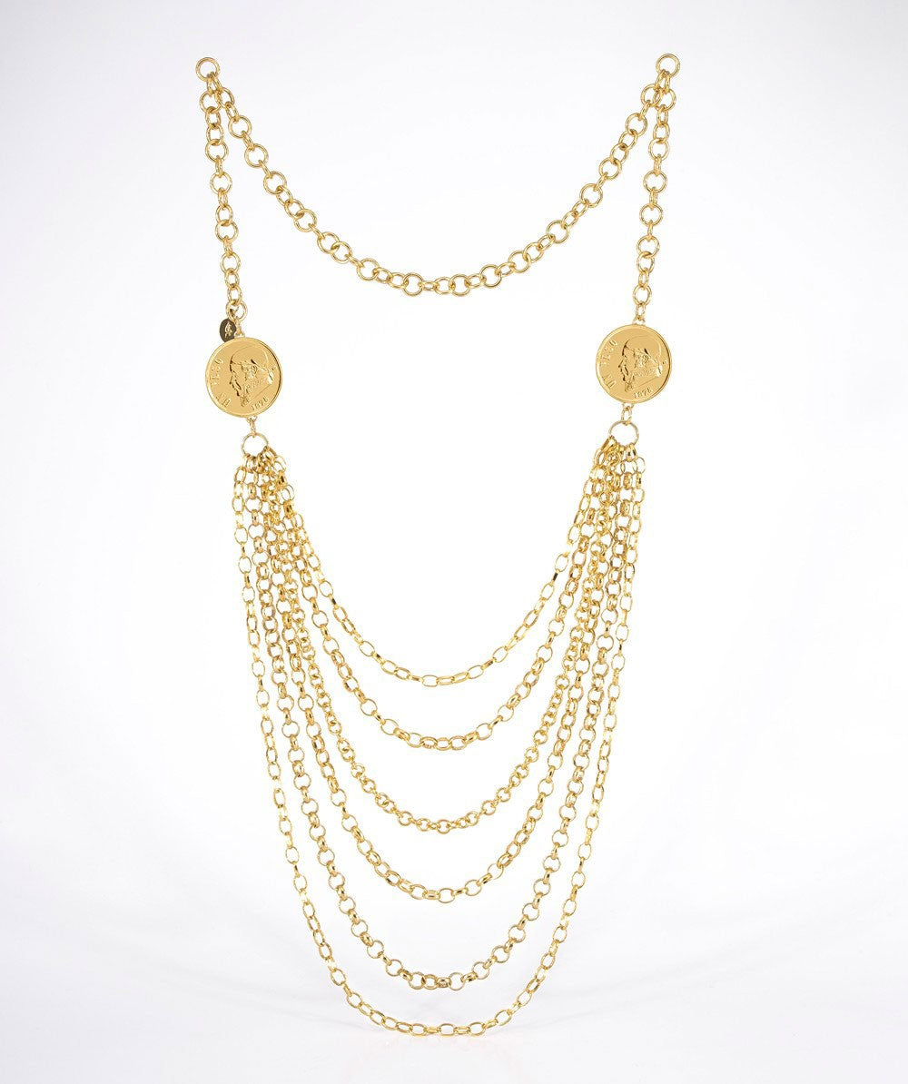 Collar monedas auténticas Memorias