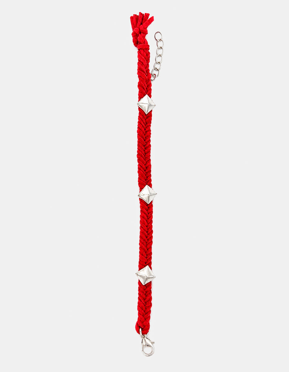 Pulsera de Metal Noble con Estoperoles y Baño de Platino