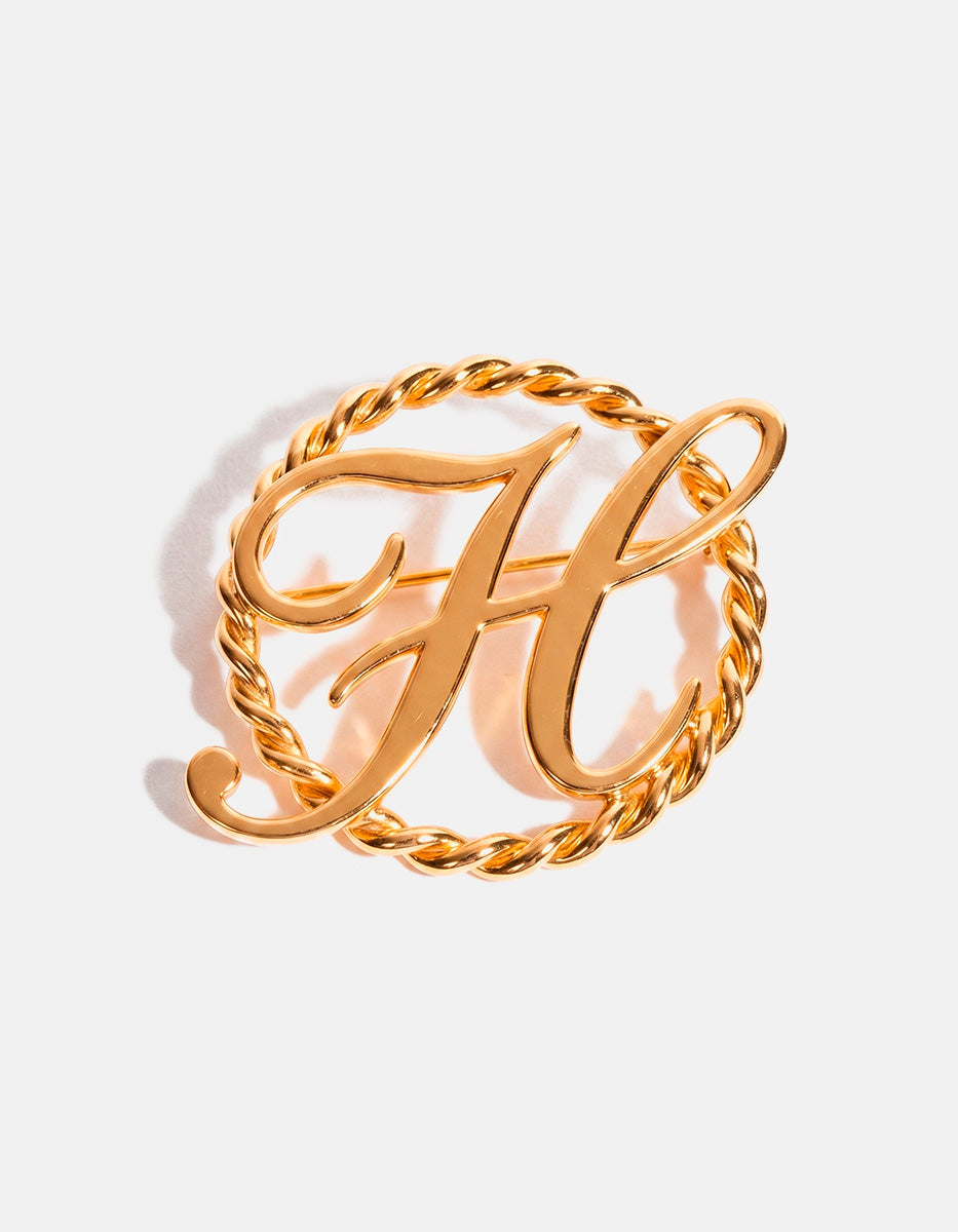 Broche con inicial H Pure Love
