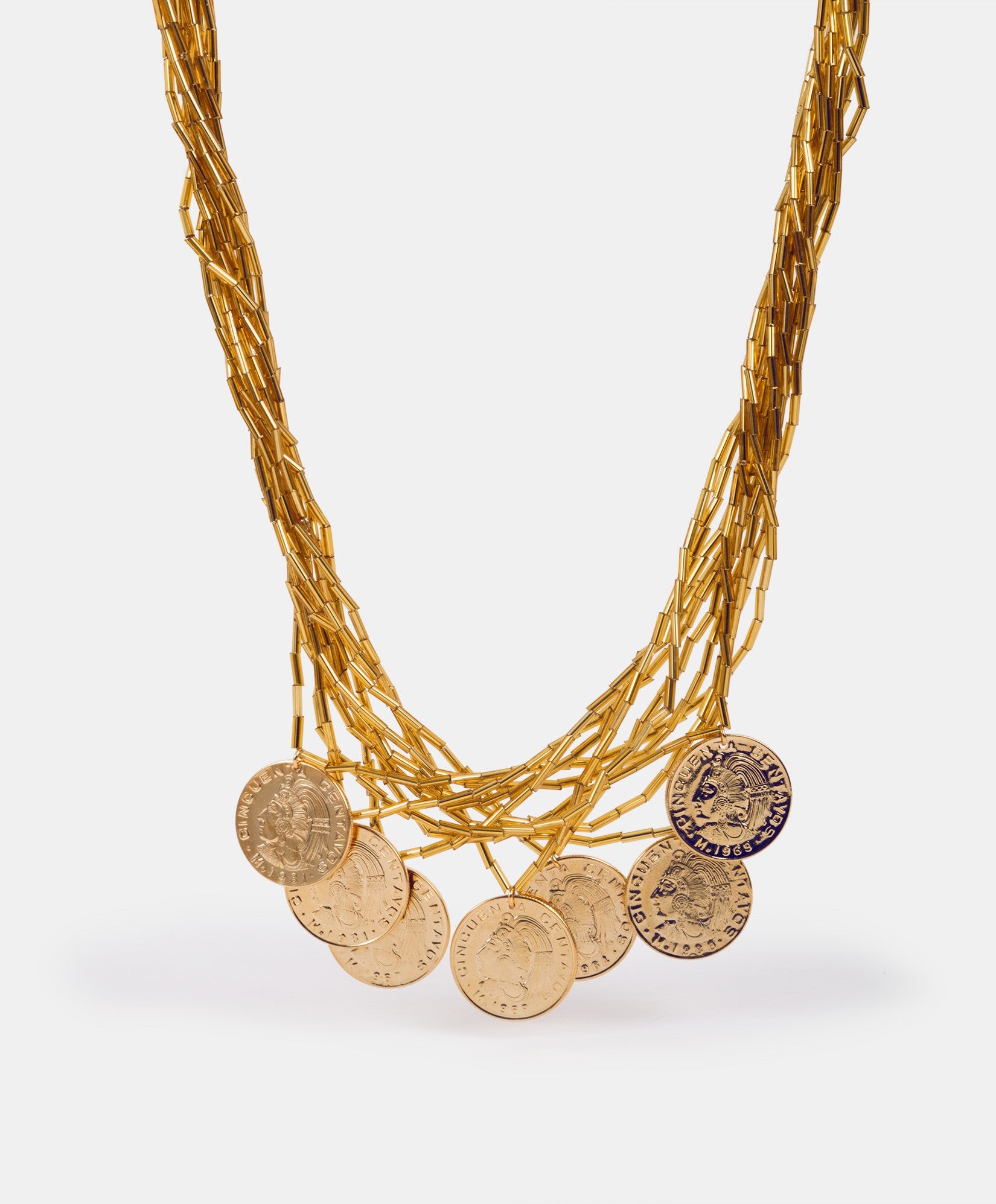 Collar monedas auténticas Memorias
