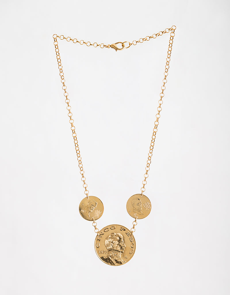 Collar monedas auténticas Memorias