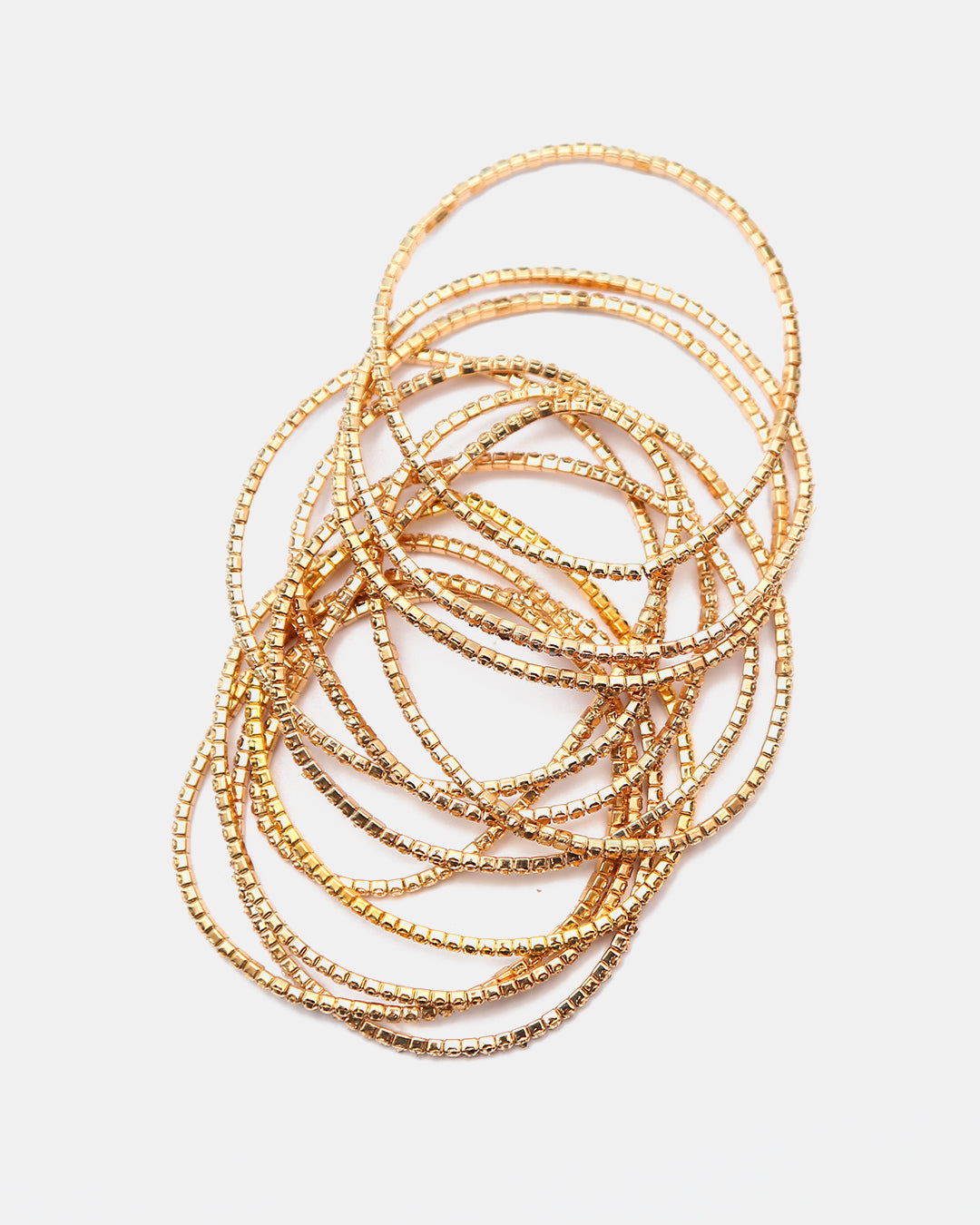 Pulseras de Gold-Filled con Espinolita Dorado Brillante