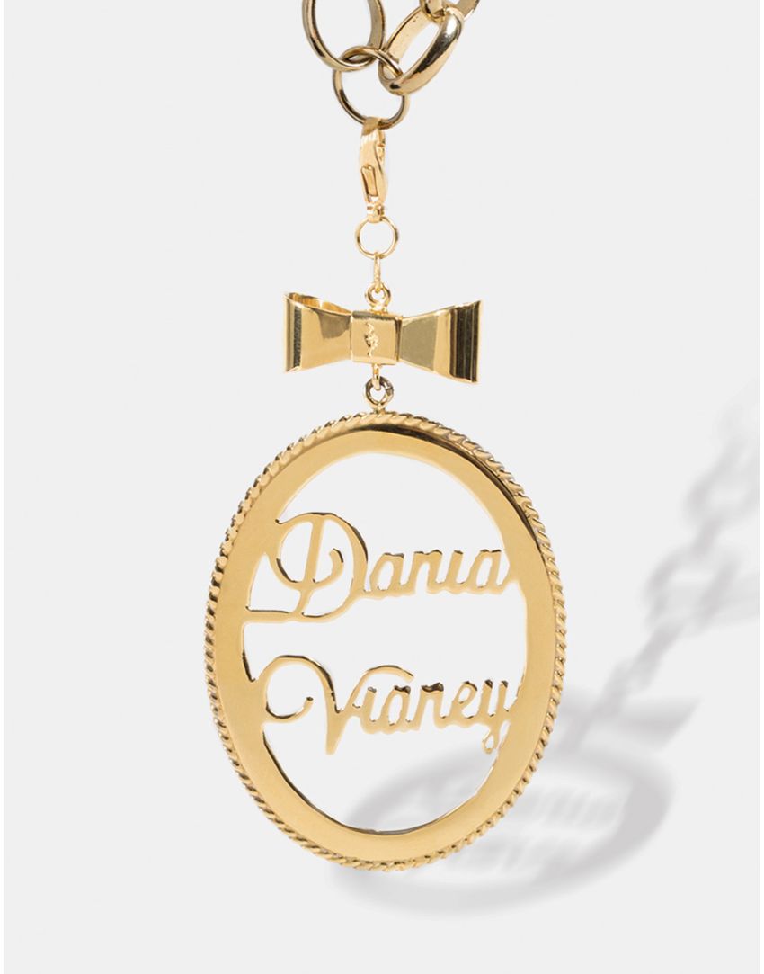 Dije medallón personalizado Beauty & Love