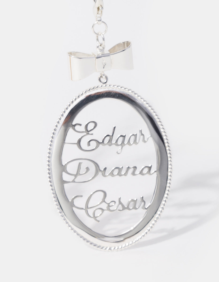 Dije medallón personalizado Beauty & Love