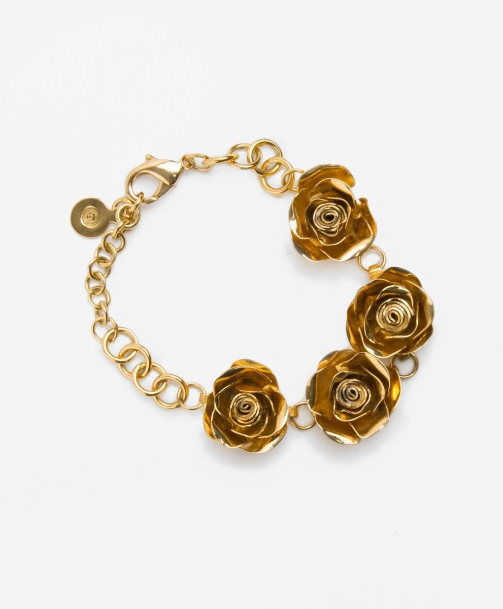 Pulsera con cuatro rosas Edén