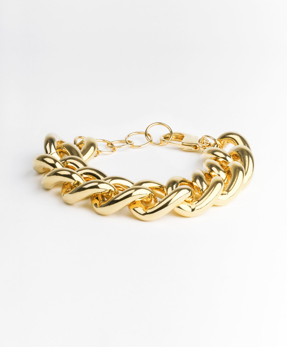 Pulsera de bronce con baño de oro 22 kt Fenicia