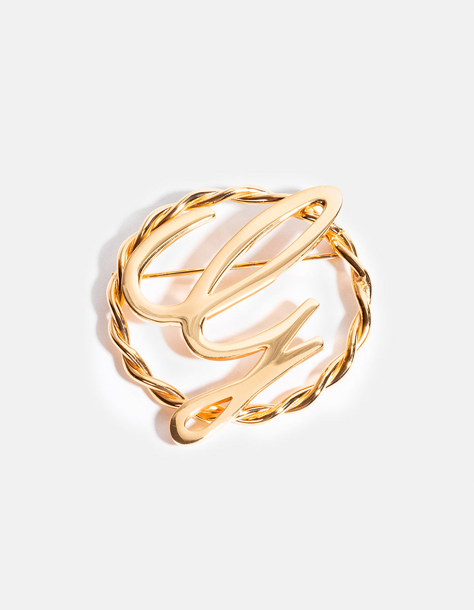 Broche con inicial G Pure Love