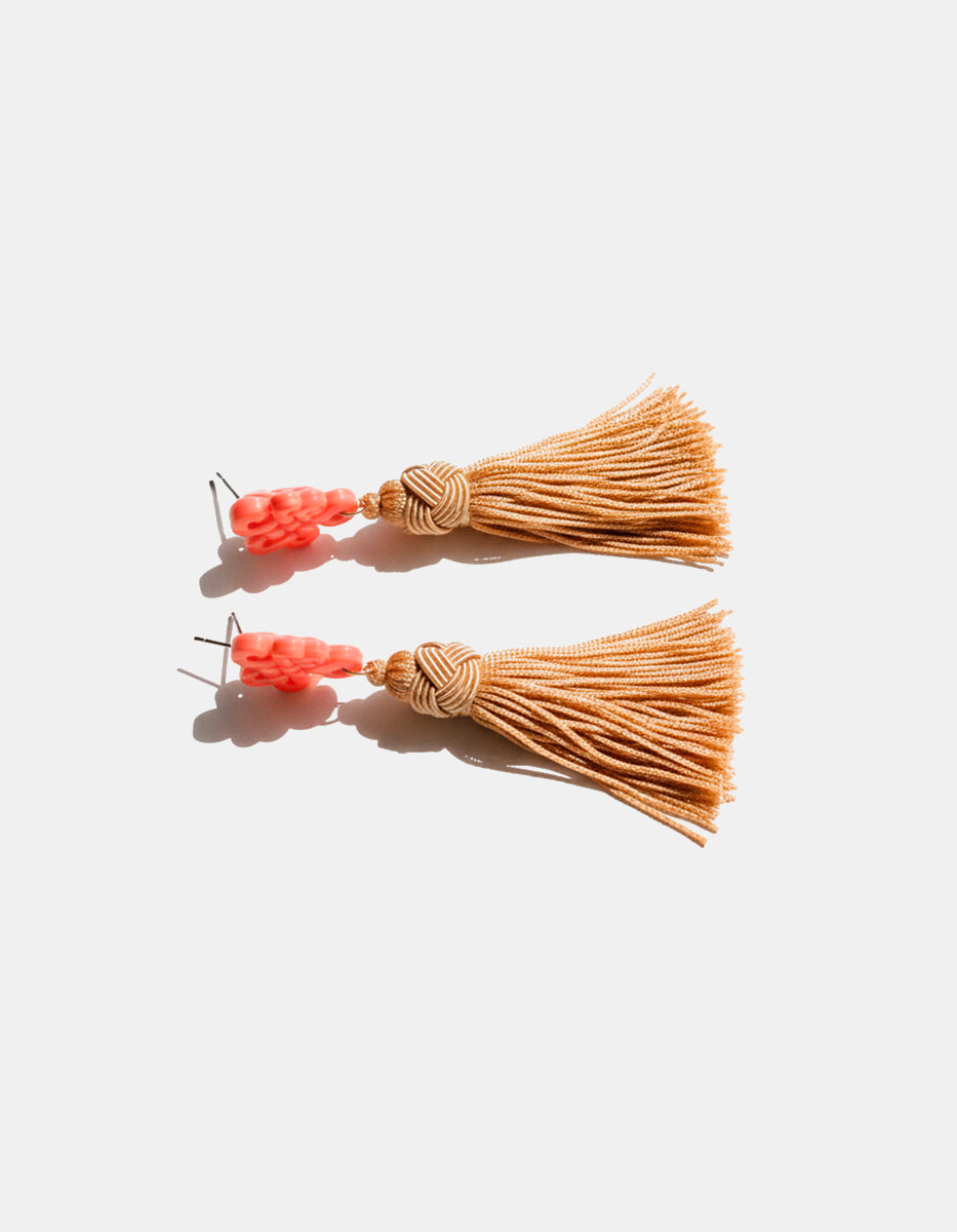 Aretes con pompones Oaxaca