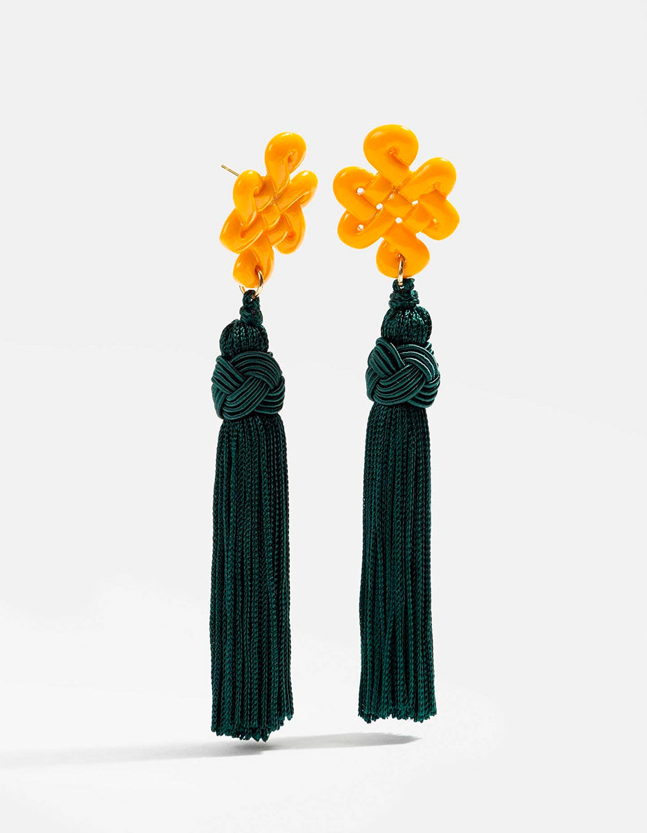 Aretes con pompones Oaxaca