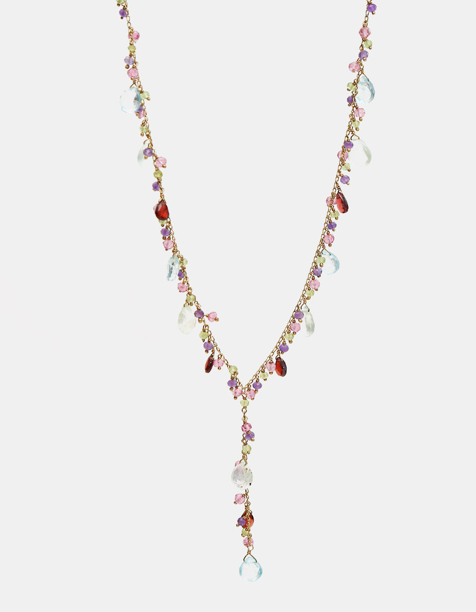 Collar con piedras semipreciosas Secret Garden