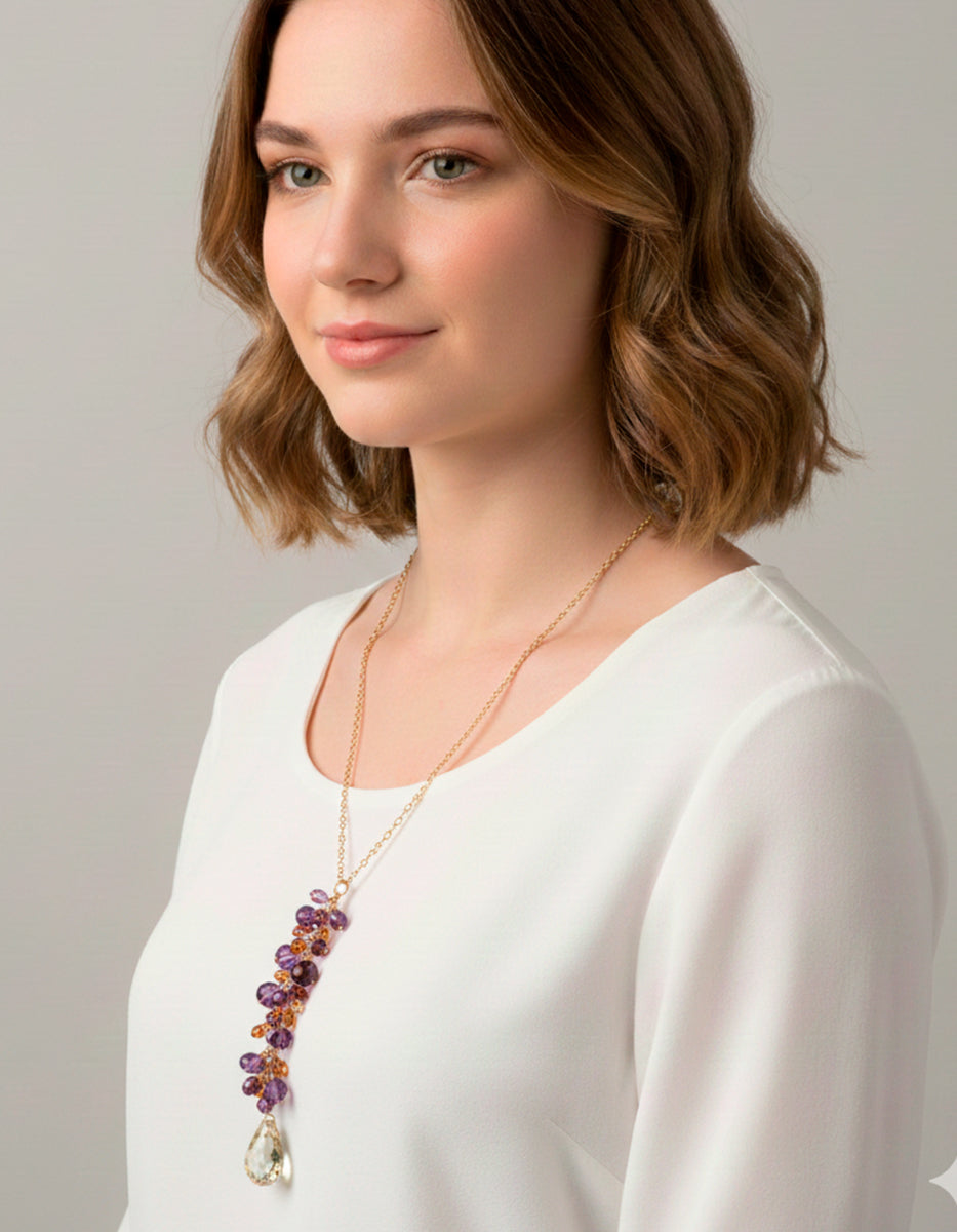 Collar con gemas semipreciosas Intima