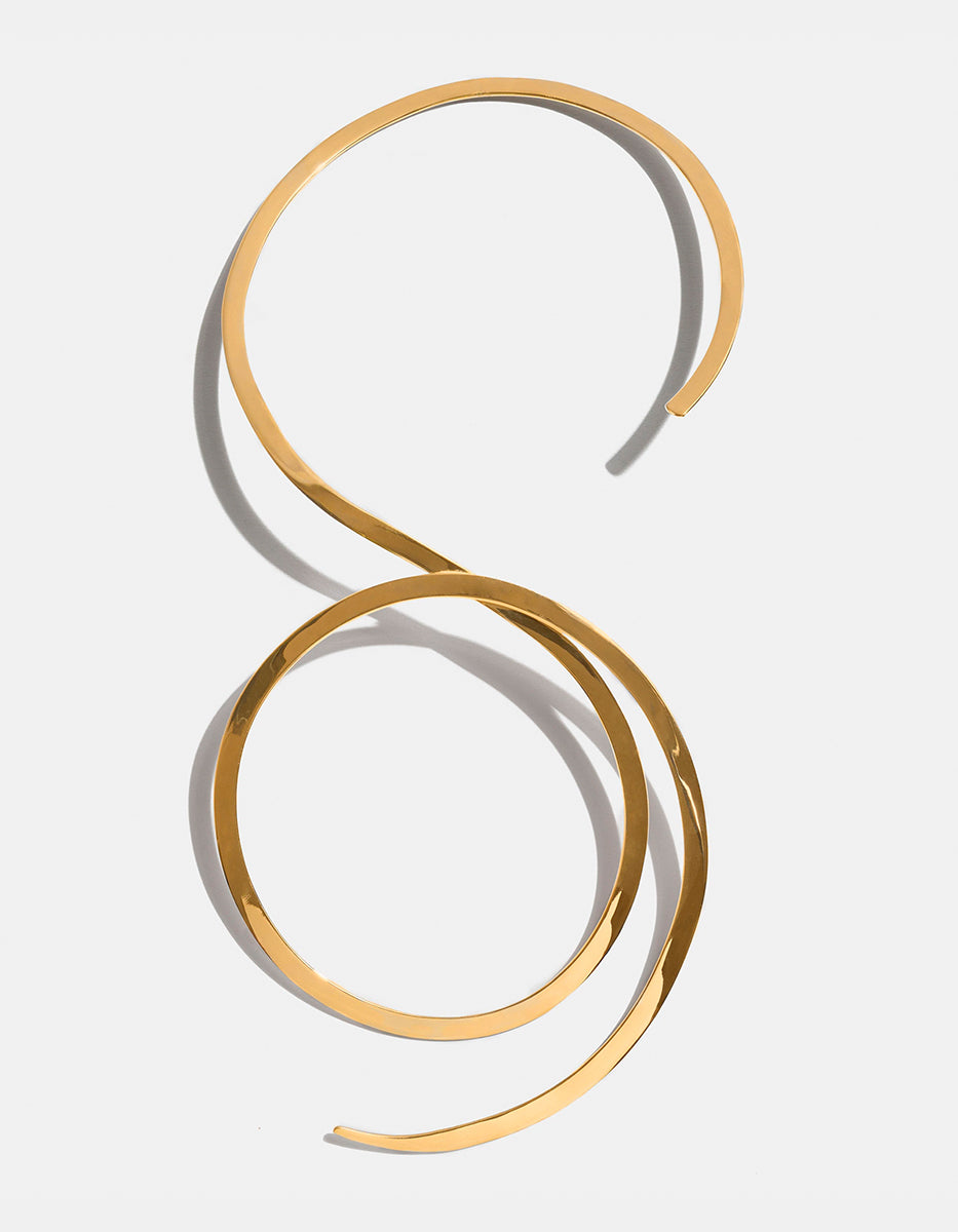 Gargantilla forma aros lisos Golden