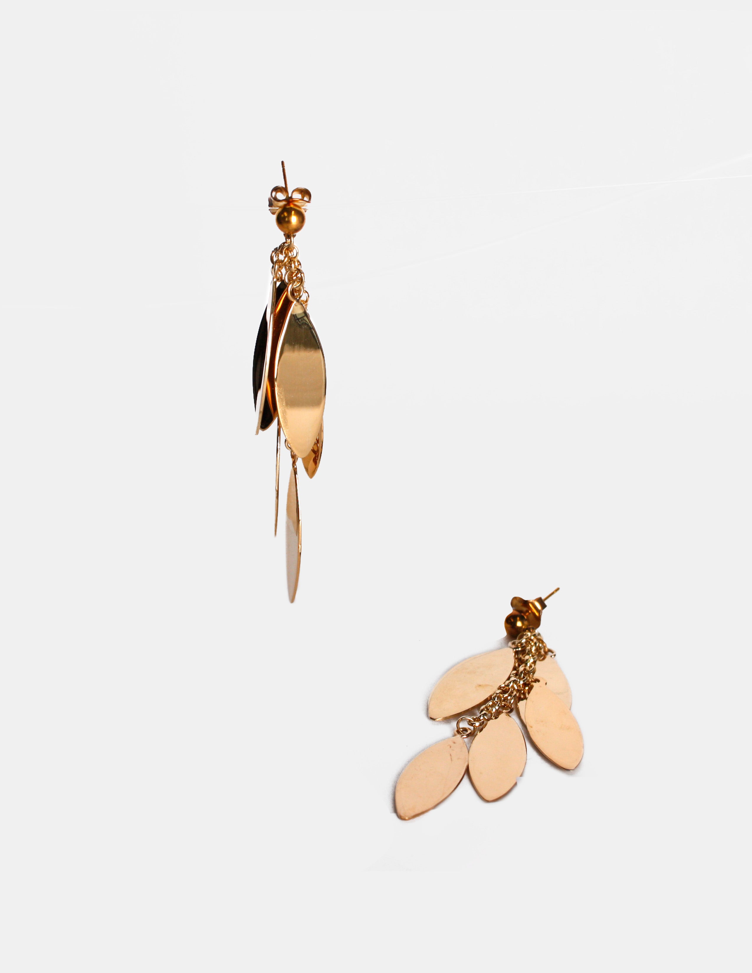 Aretes en Bronce con Baño de Oro 22 kt Bijorhca