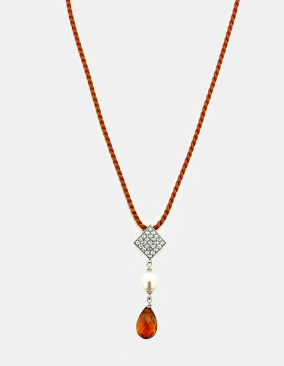 Collar de Plata .925 con Baño de Rodio By Daniel