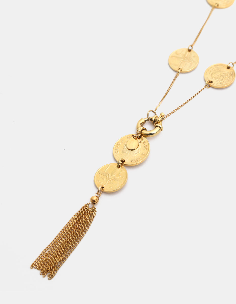 Collar monedas auténticas Memorias