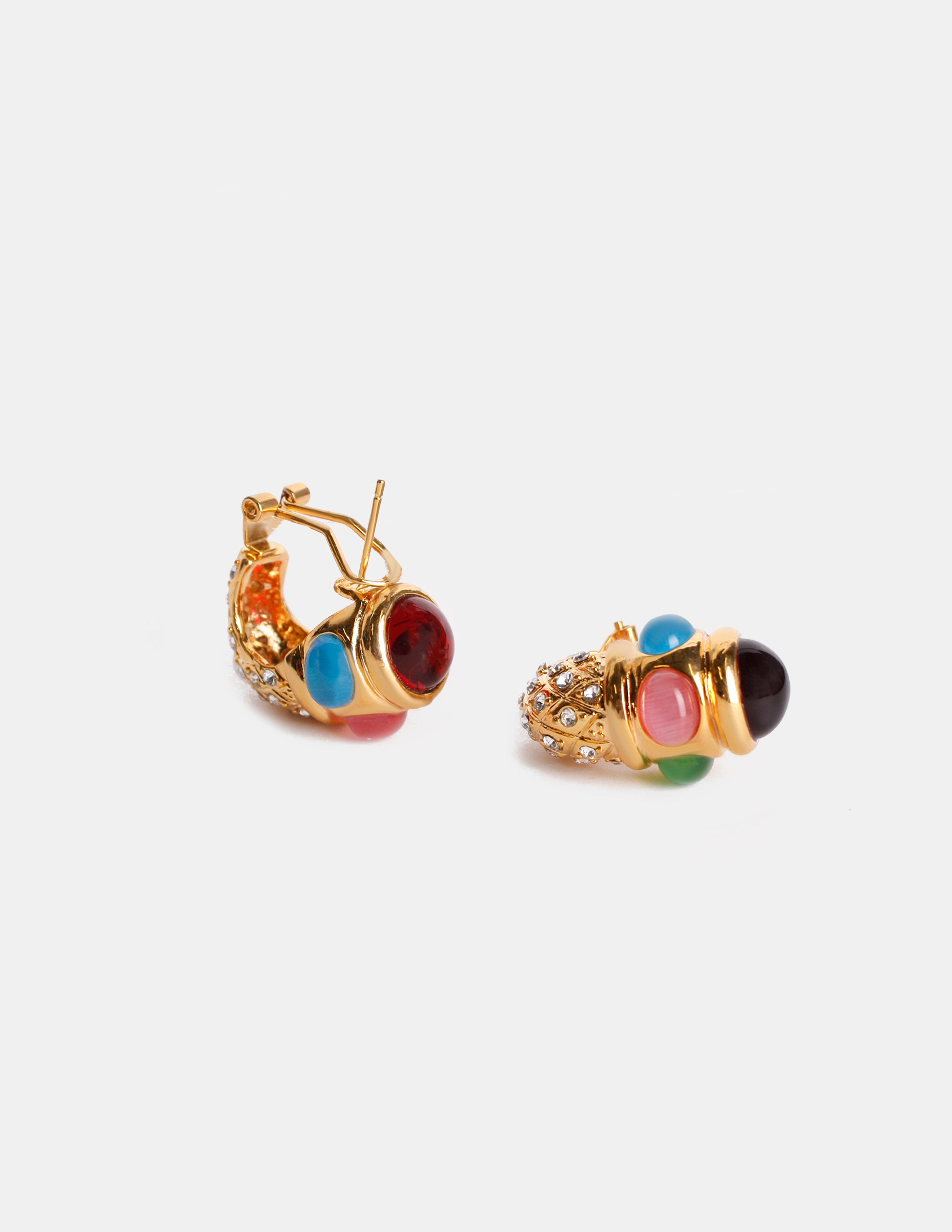 Aretes de Bronce con Baño de Oro 22kt Glam Girl