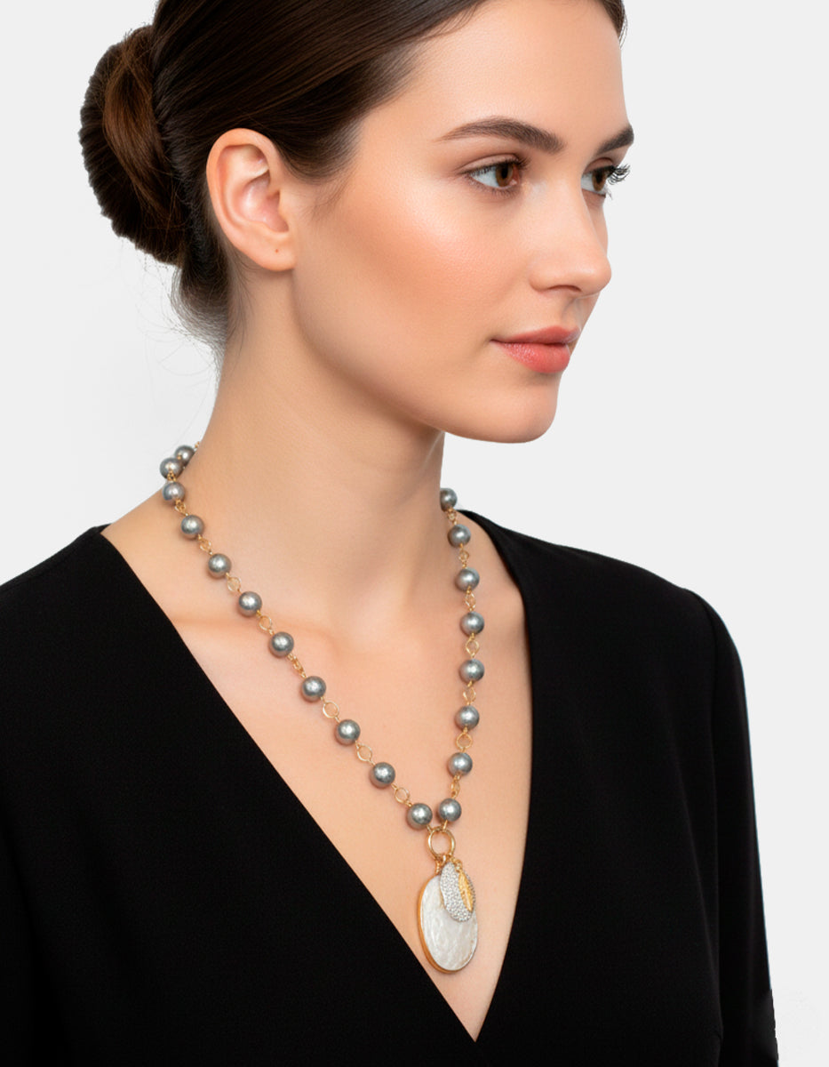 Collar en Bronce con Baño de Oro 22kt Polinesia