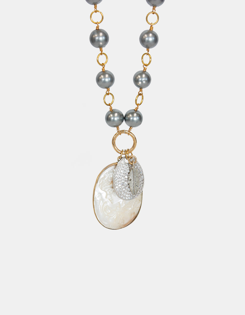 Collar en Bronce con Baño de Oro 22kt Polinesia