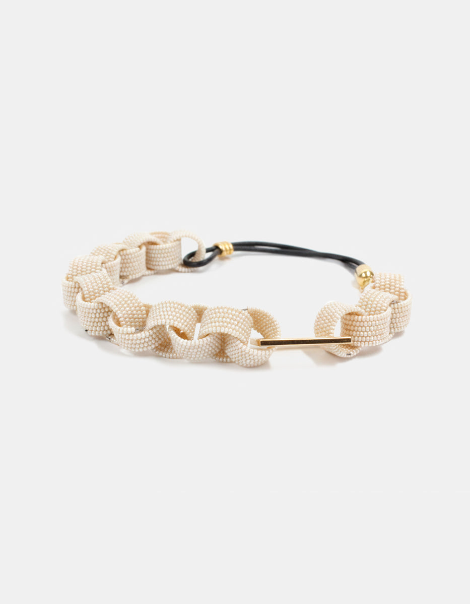 Collar de bronce con baño de oro 22 kt