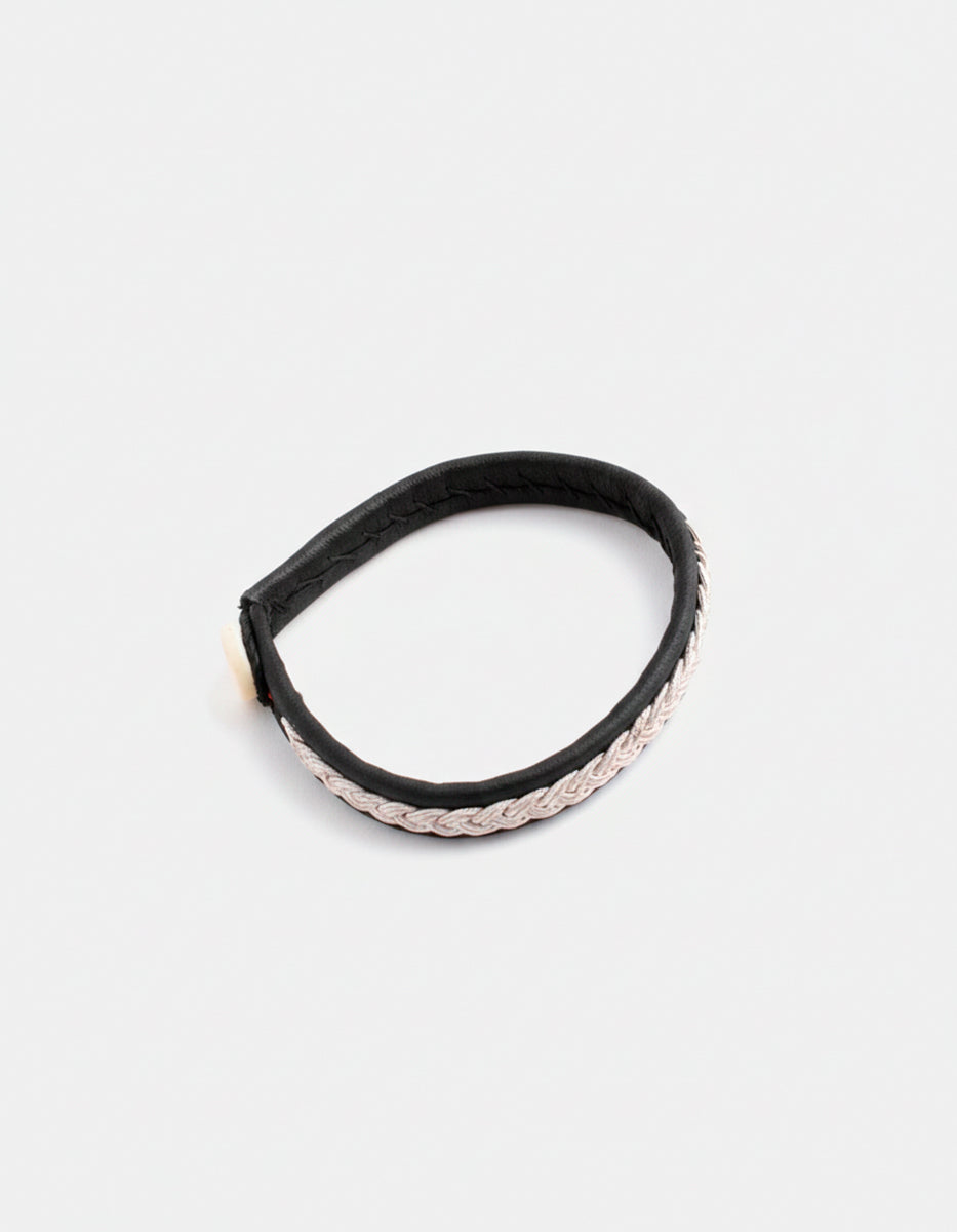 ⚡Ei Pulsera de Bronce con Baño Plateado Zeus