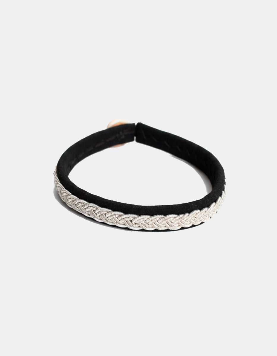 ⚡Ei Pulsera de Bronce con Baño Plateado Zeus