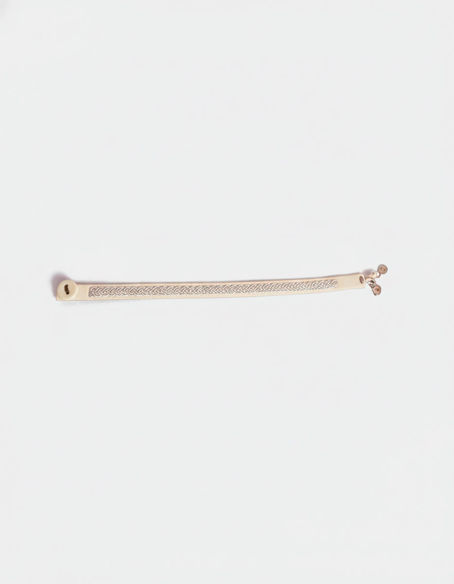 ⚡Ei Pulsera de Bronce con Baño Plateado Zeus