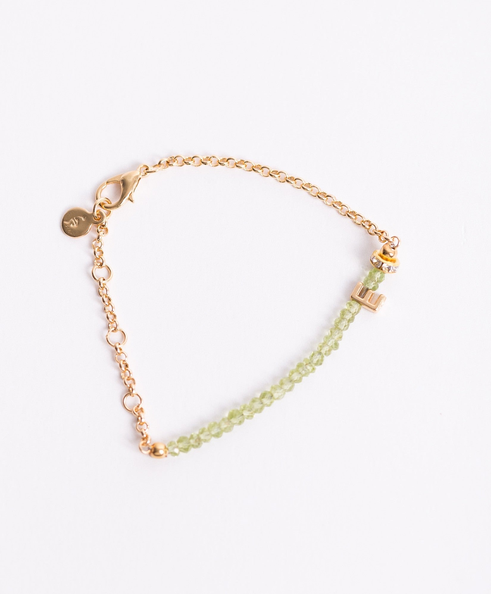 Pulsera con inicial E Lady