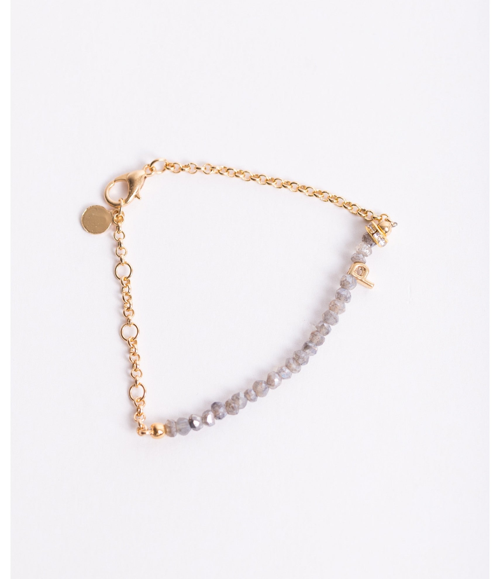 Pulsera con inicial P Lady