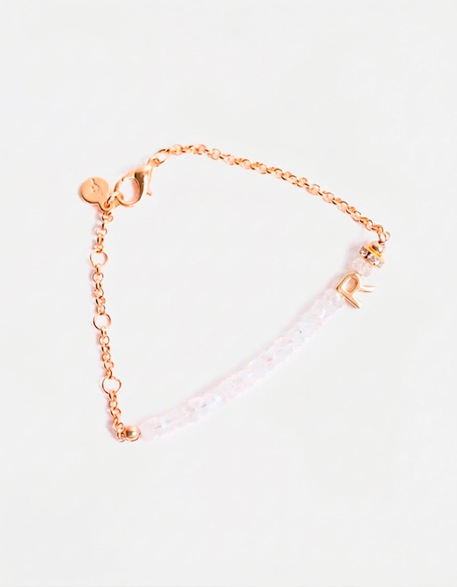 Pulsera con inicial R Lady