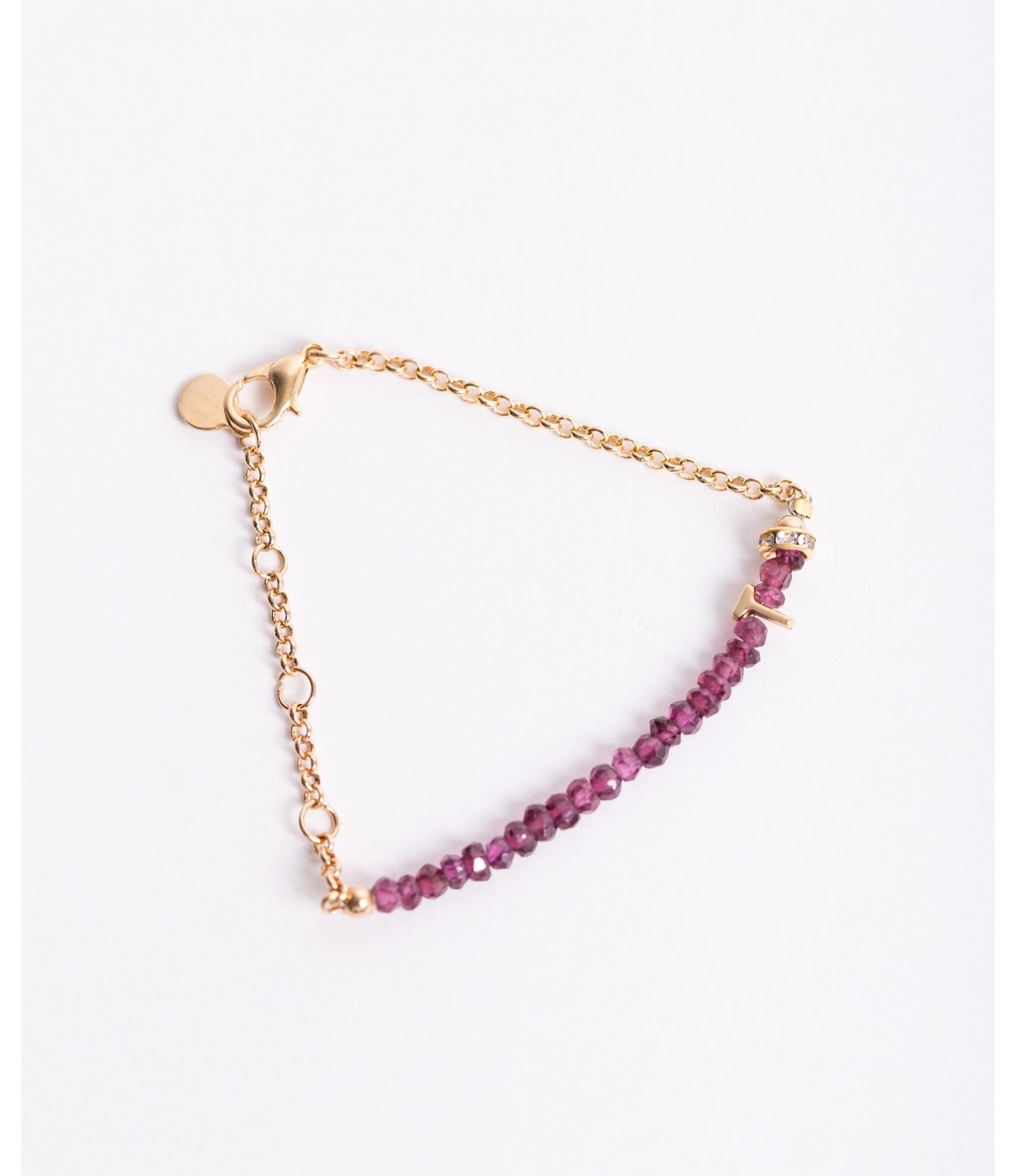 Pulsera con inicial T Lady