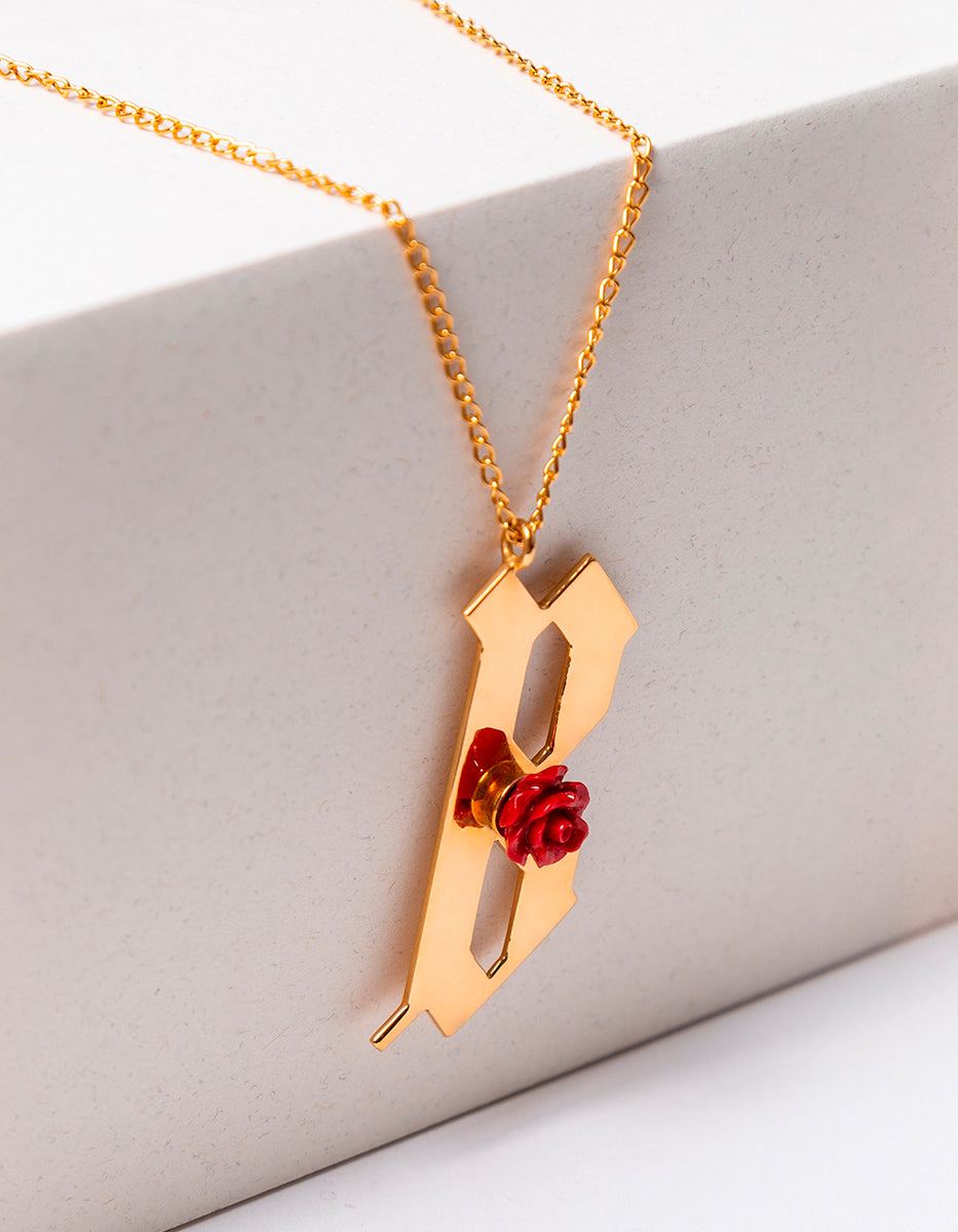 Inicial estilo gótico letra B Rock & Glam