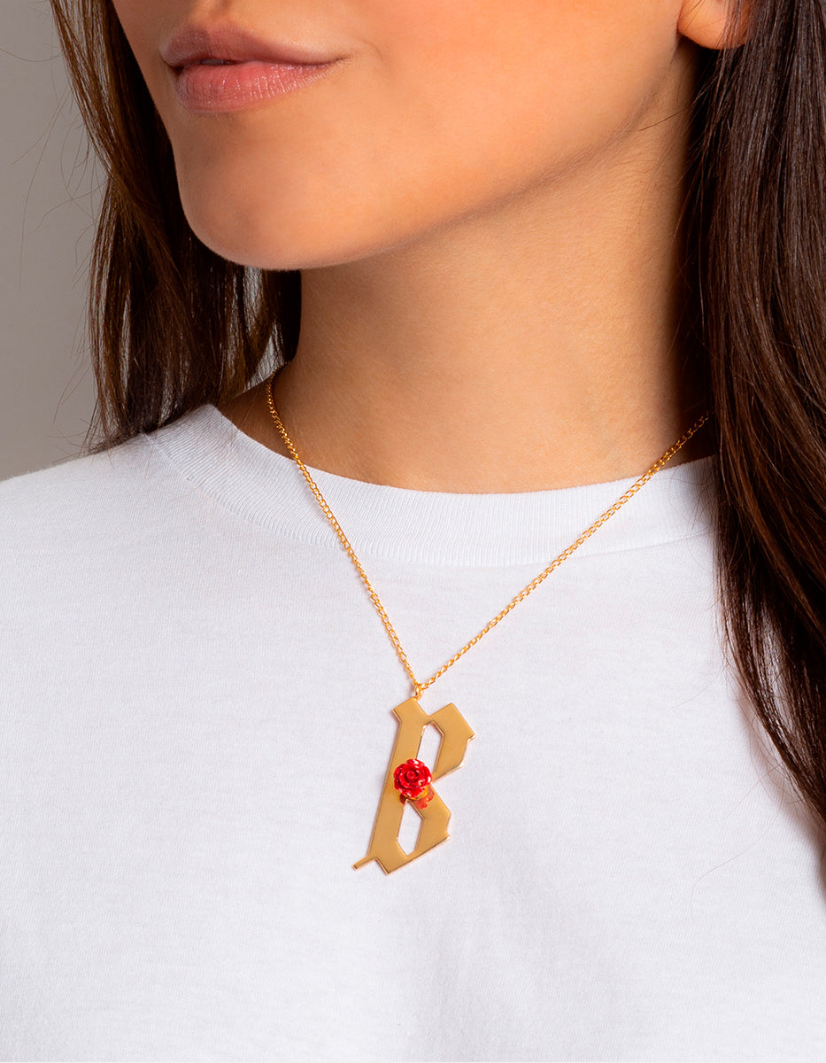 Inicial estilo gótico letra B Rock & Glam