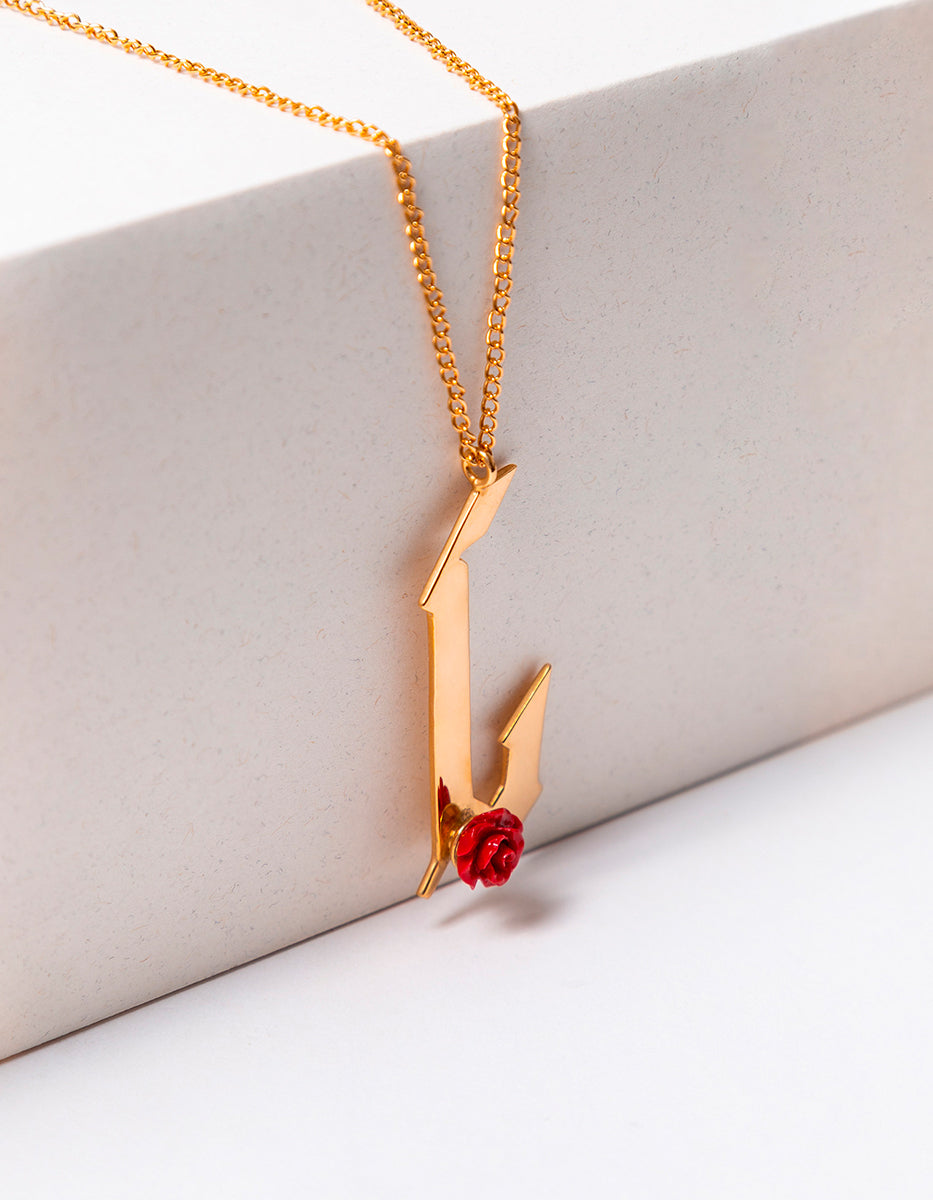 Inicial estilo gótico letra L Rock & Glam