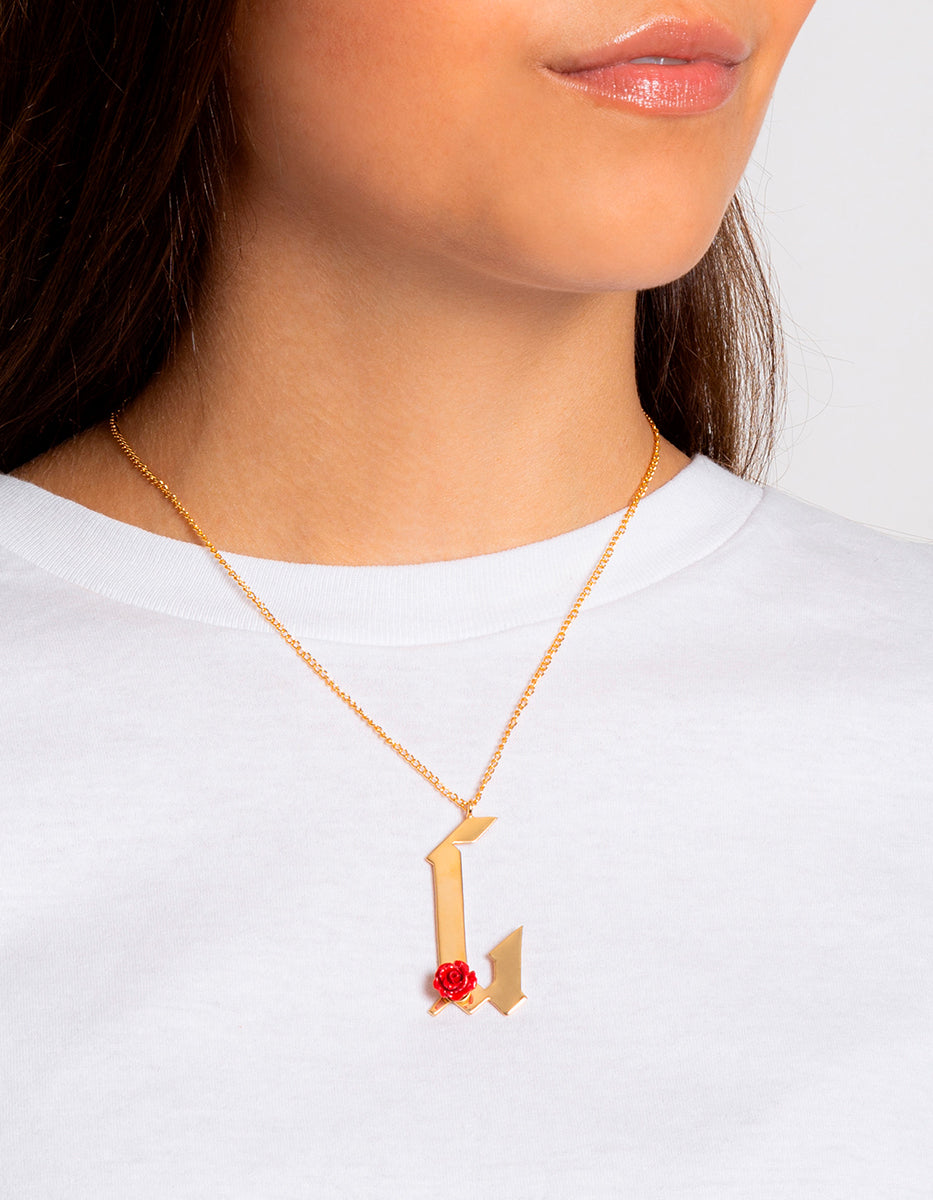 Inicial estilo gótico letra L Rock & Glam