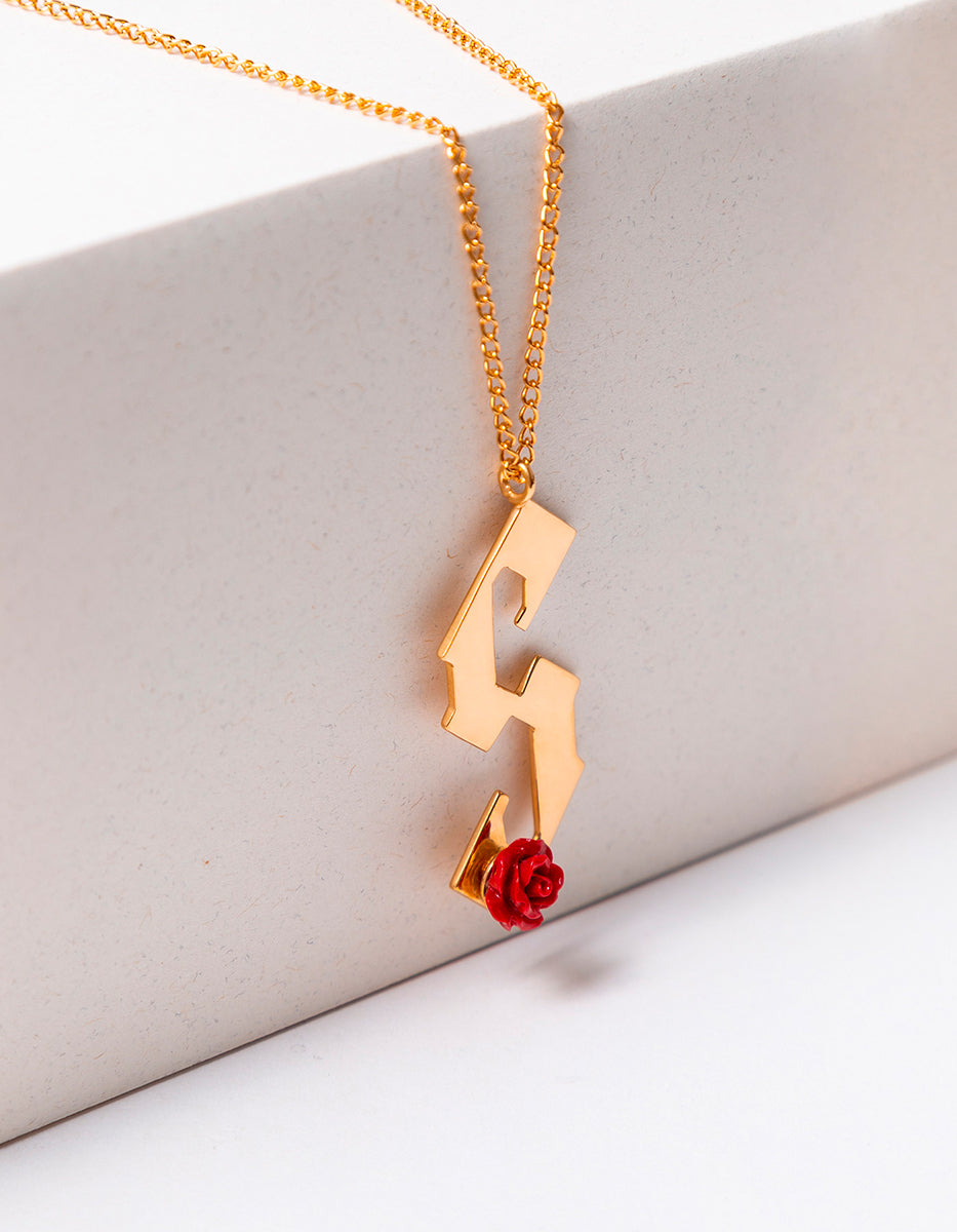 Inicial estilo gótico letra S Rock & Glam