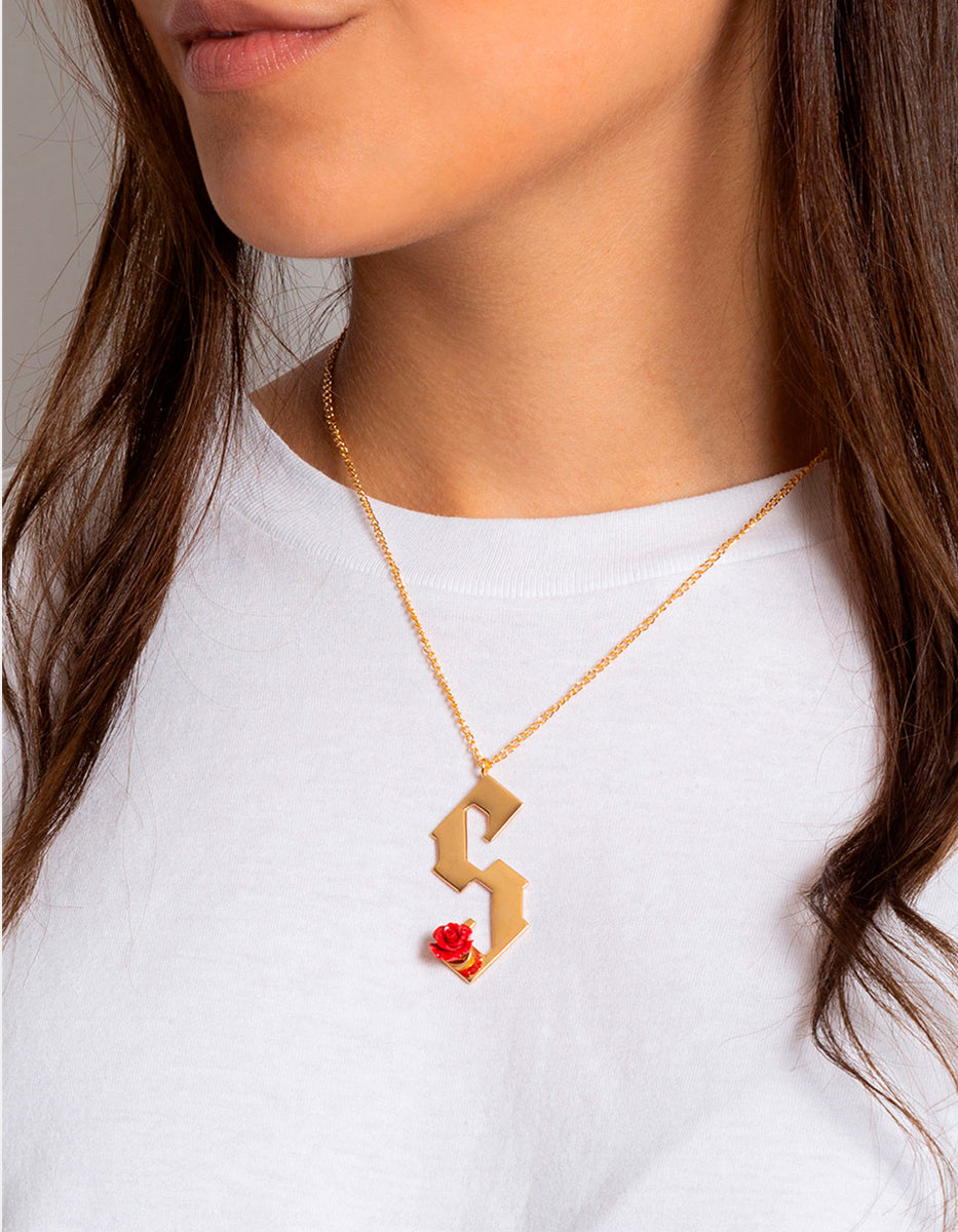 Inicial estilo gótico letra S Rock & Glam