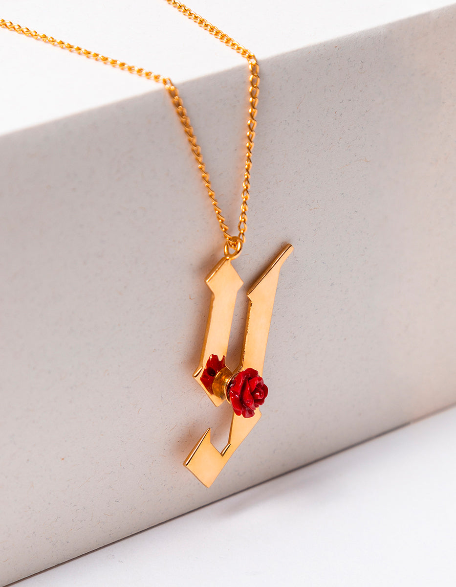 Inicial estilo gótico letra Y Rock & Glam