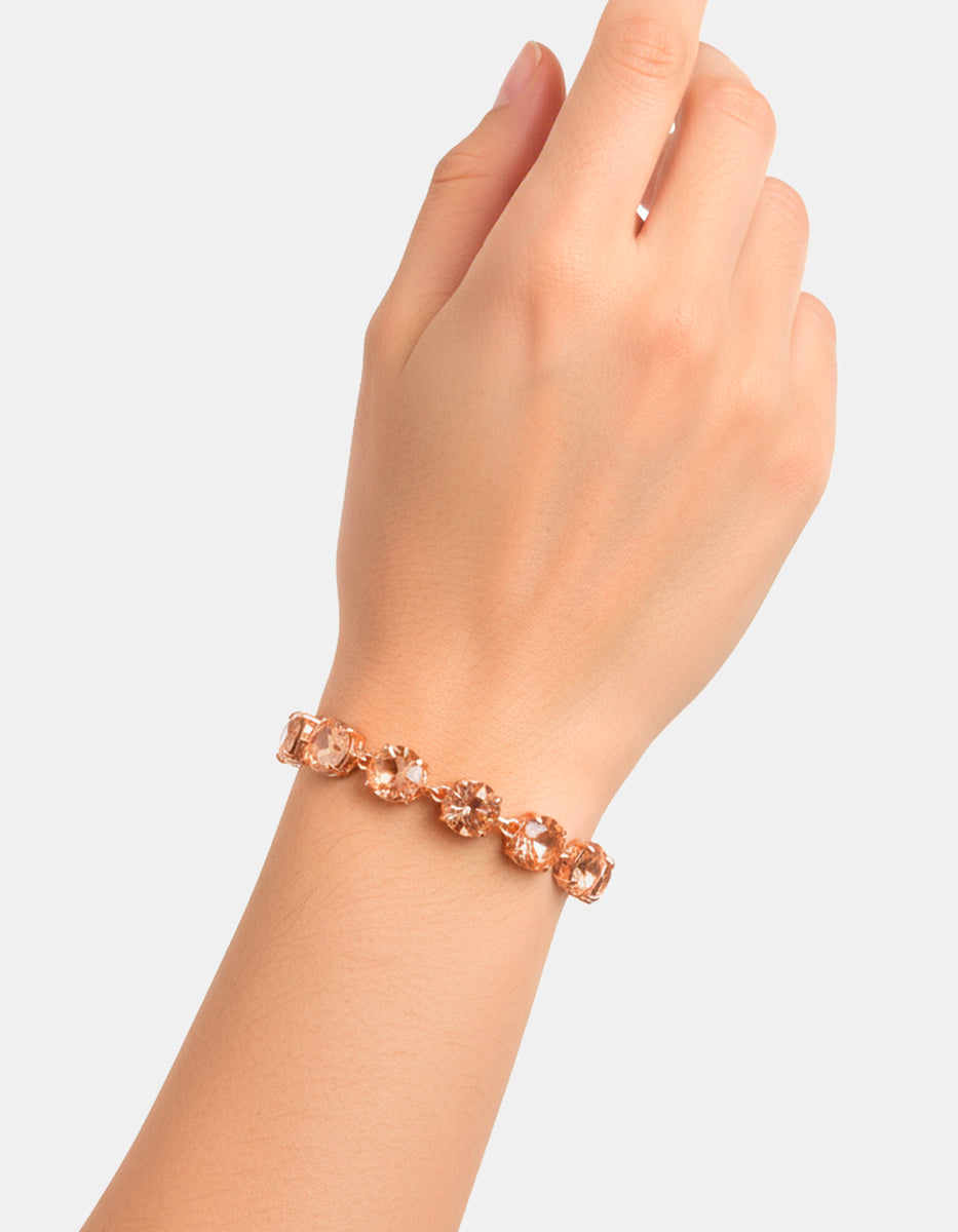 Pulsera de bronce con baño de oro rosa Fenicia