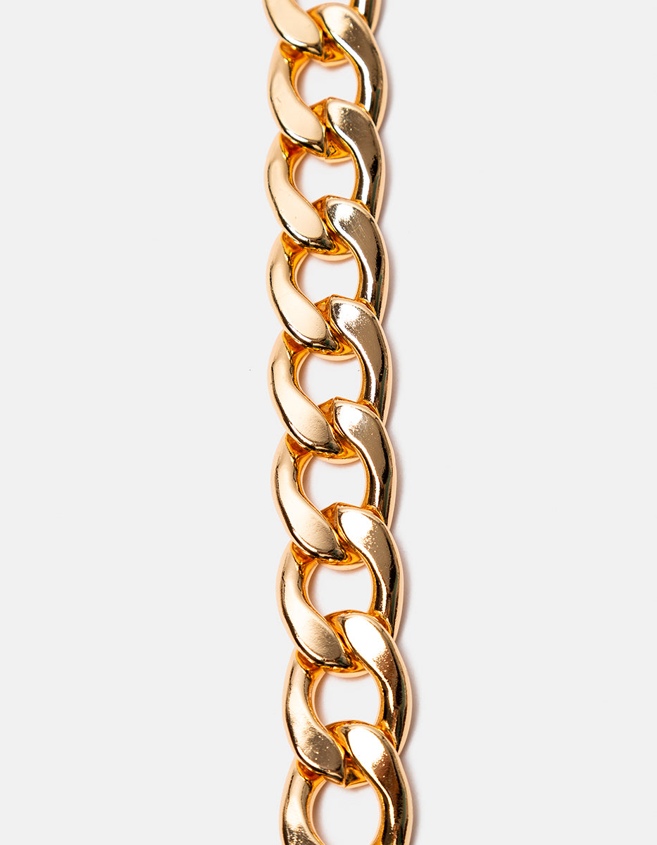 Pulsera de bronce con baño de oro 22 kt Fenicia