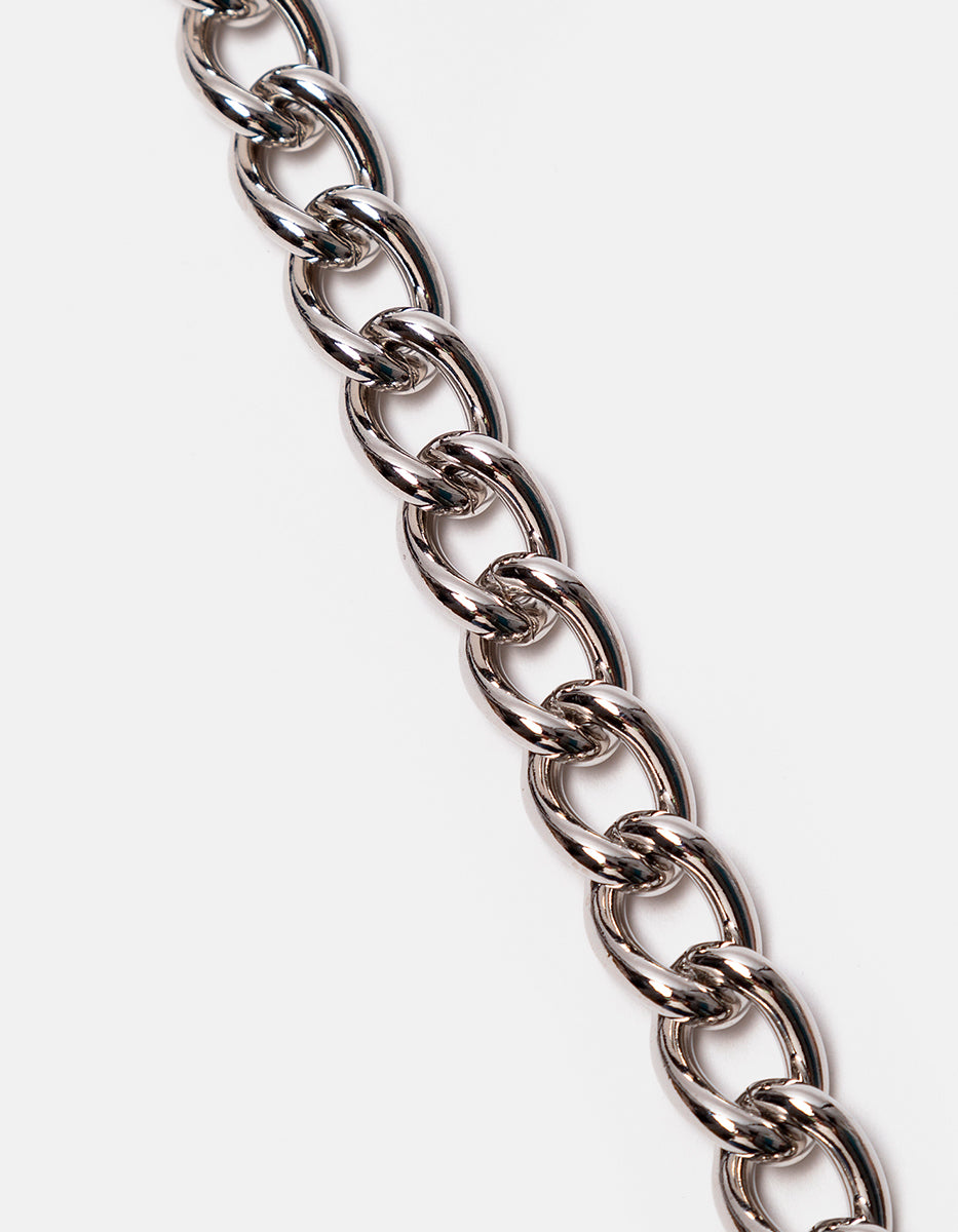 Pulsera de bronce con baño de rodio Fenicia