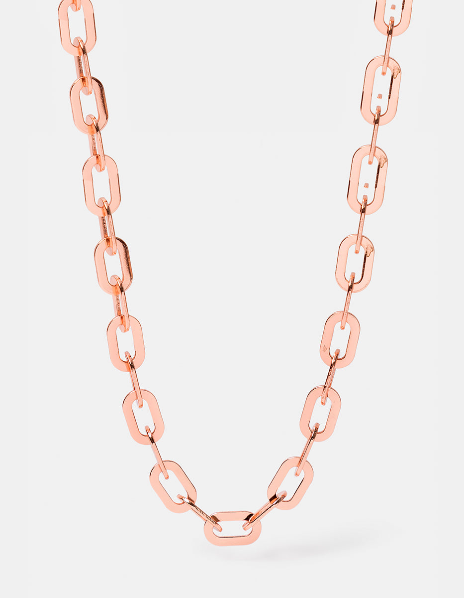 Collar de bronce con baño de oro rosa Fenicia