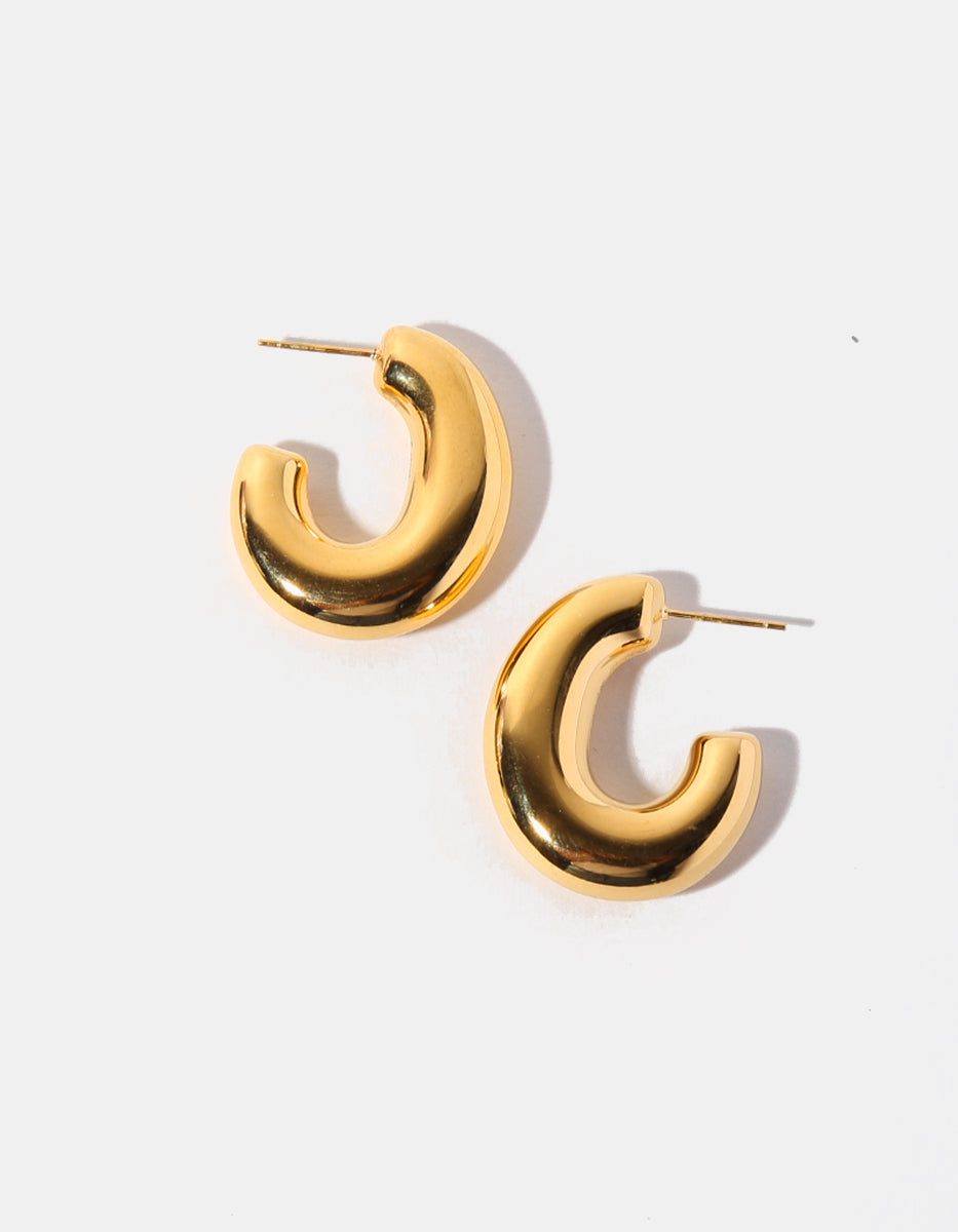 Arracadas mini gold-filled Oui